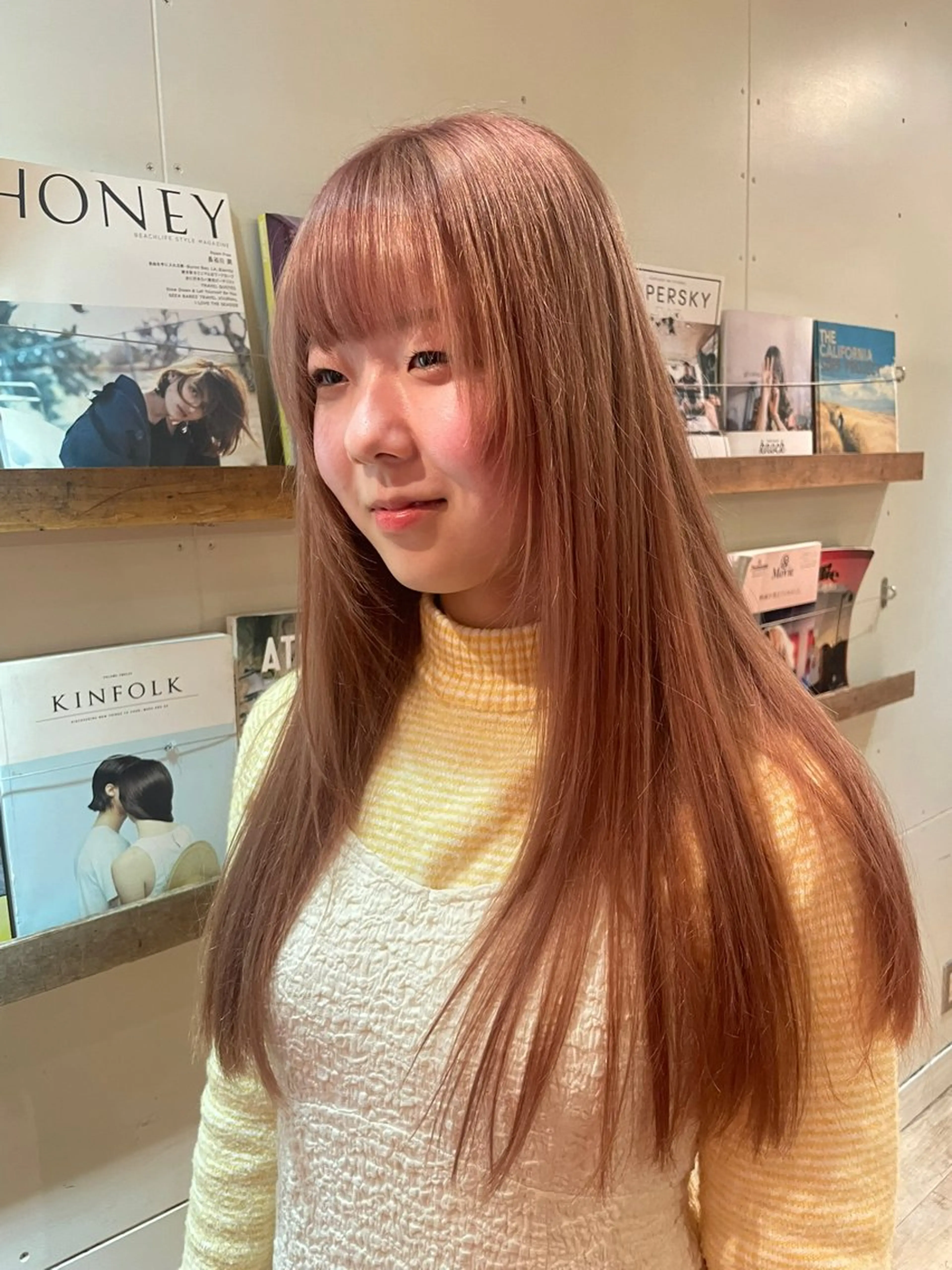 セミロング 🍫ブラウン/透明感 kaito🍫のヘアスタイル