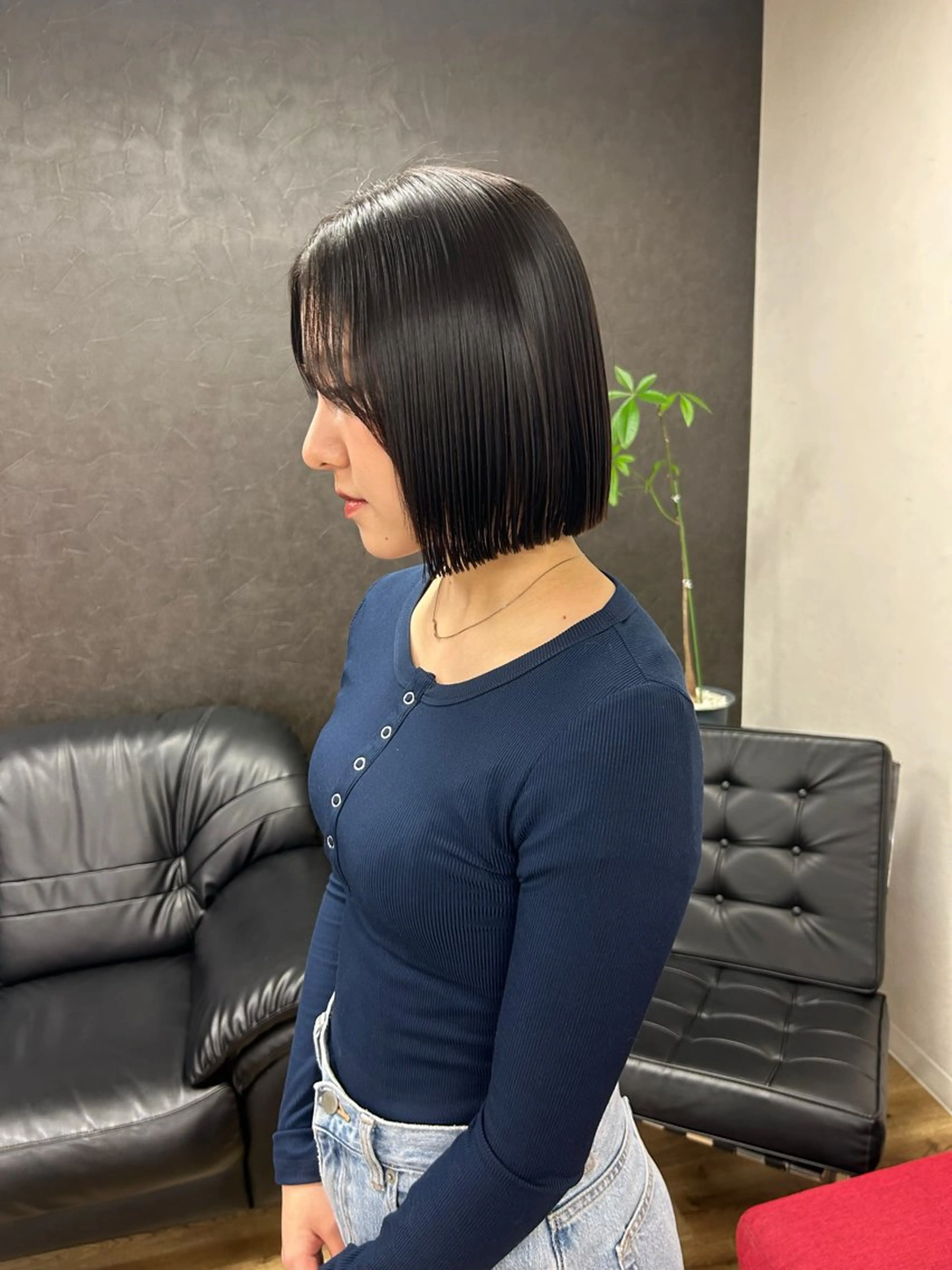 ミディアム パーマ 縮毛矯正 インナーカラー ／レイヤー🦋ルイのヘアスタイル