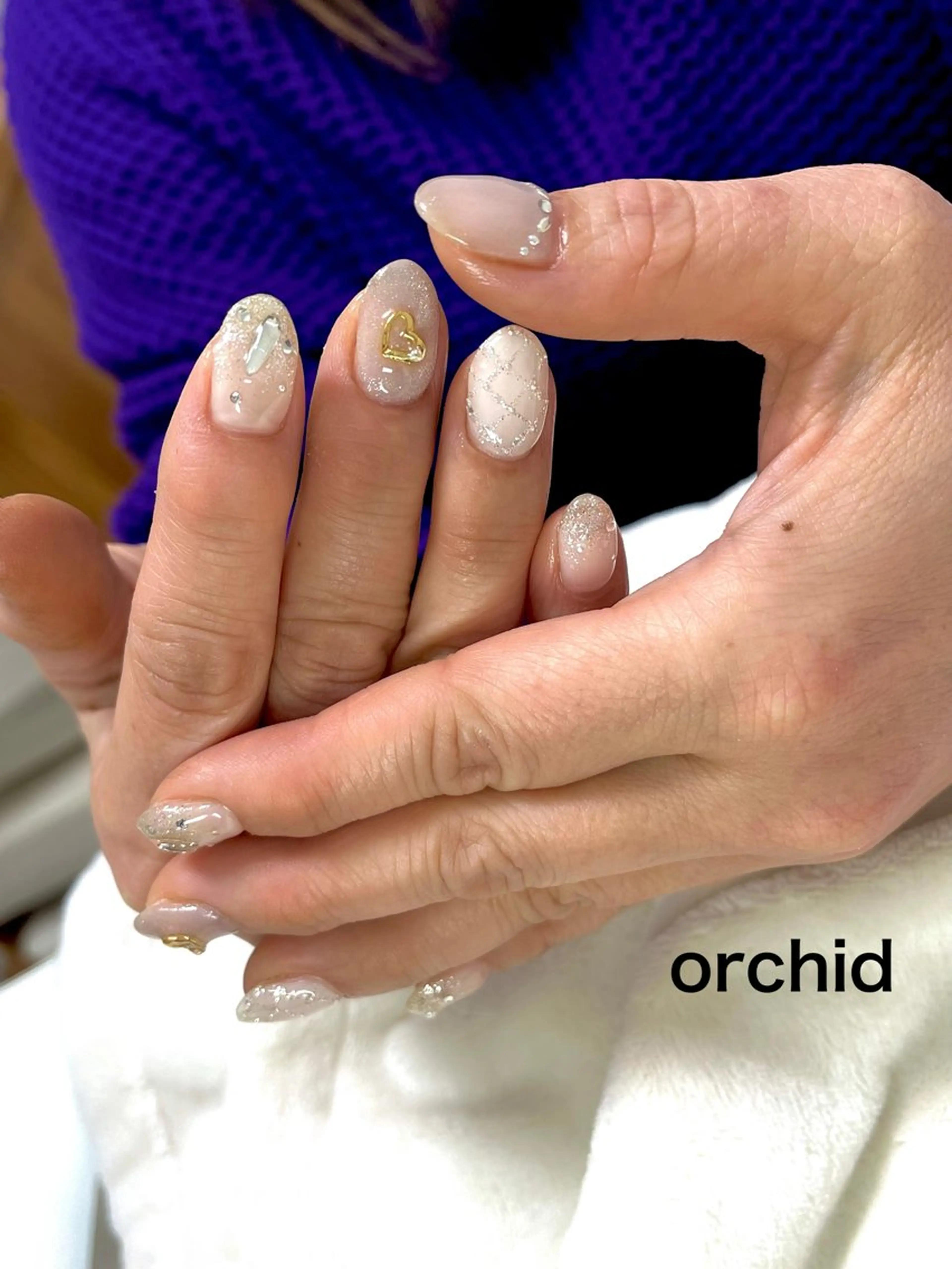 ネイル orchid ♡オーキッドのネイルデザイン