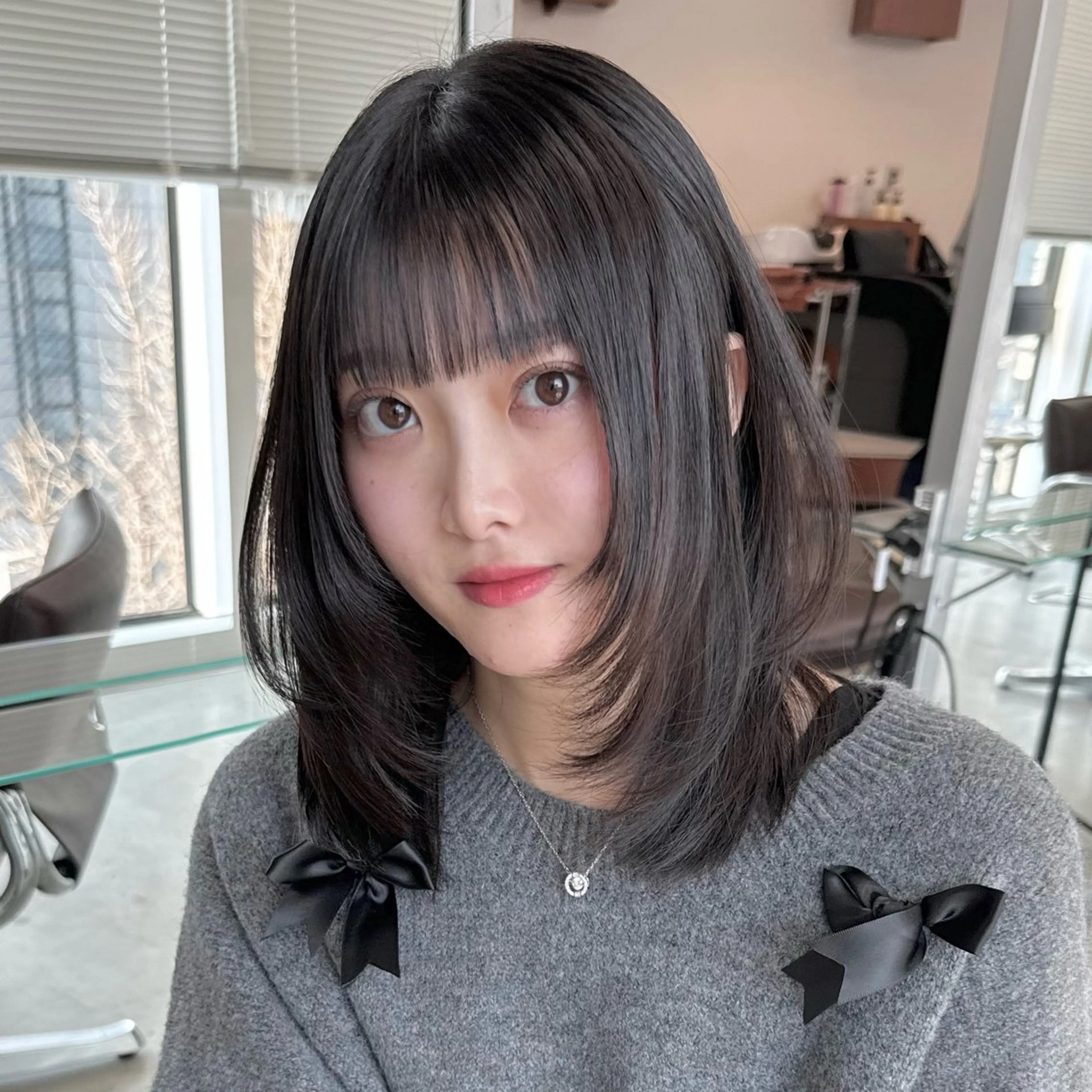 セミロング エクステモデル募集 💗大阪梅田/川上のヘアスタイル
