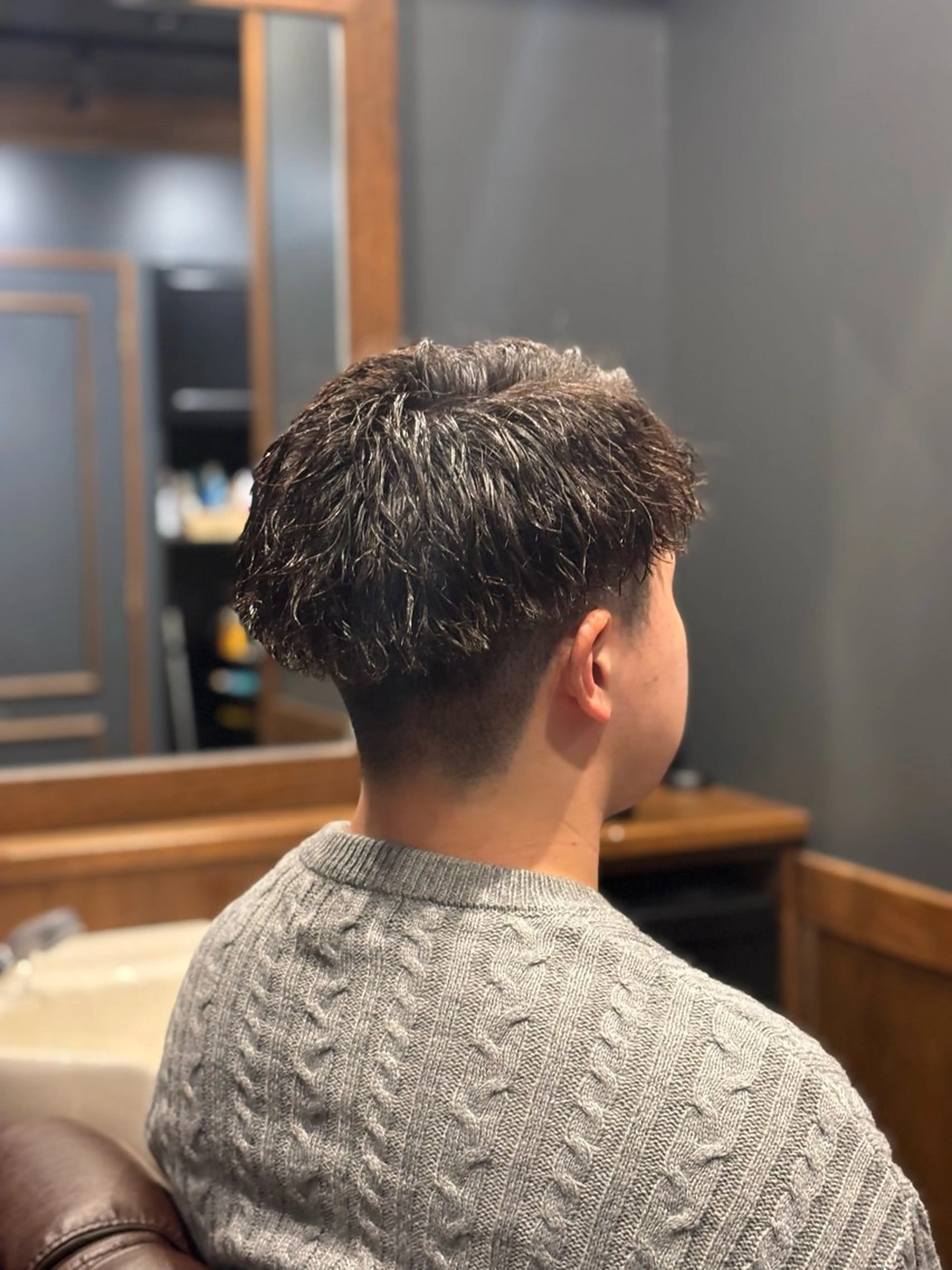 ショート パーマ メンズ メンズパーマ ツイストスパイラルパーマ スパイラルパーマ カット パーマ メンズパーマ/ 大須田 倭のヘアスタイル