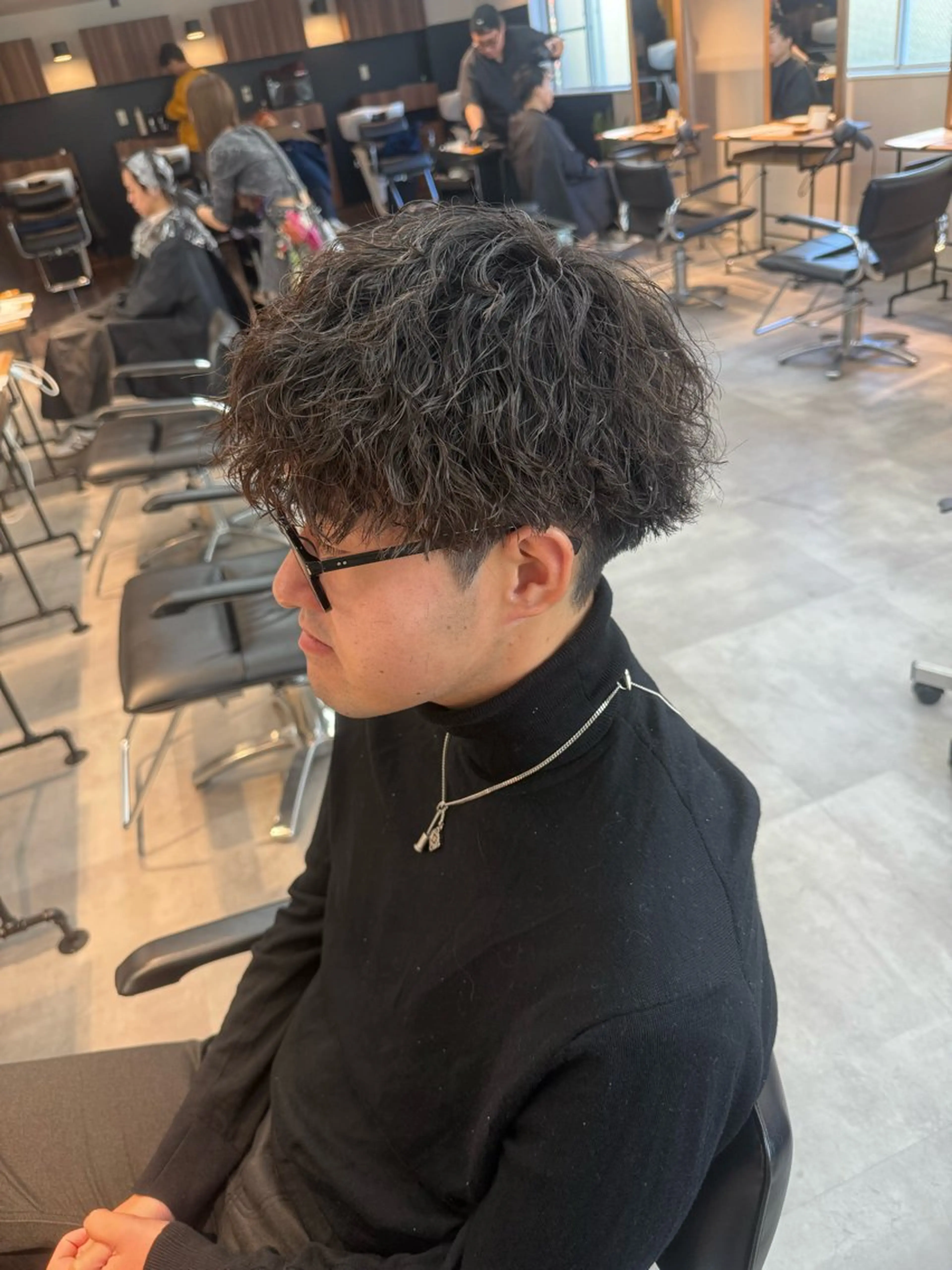 メンズ メンズ韓国風 メンズパーマ カット パーマ 垢抜けへの近道✂️ メンズ縮毛矯正/齊藤のヘアスタイル