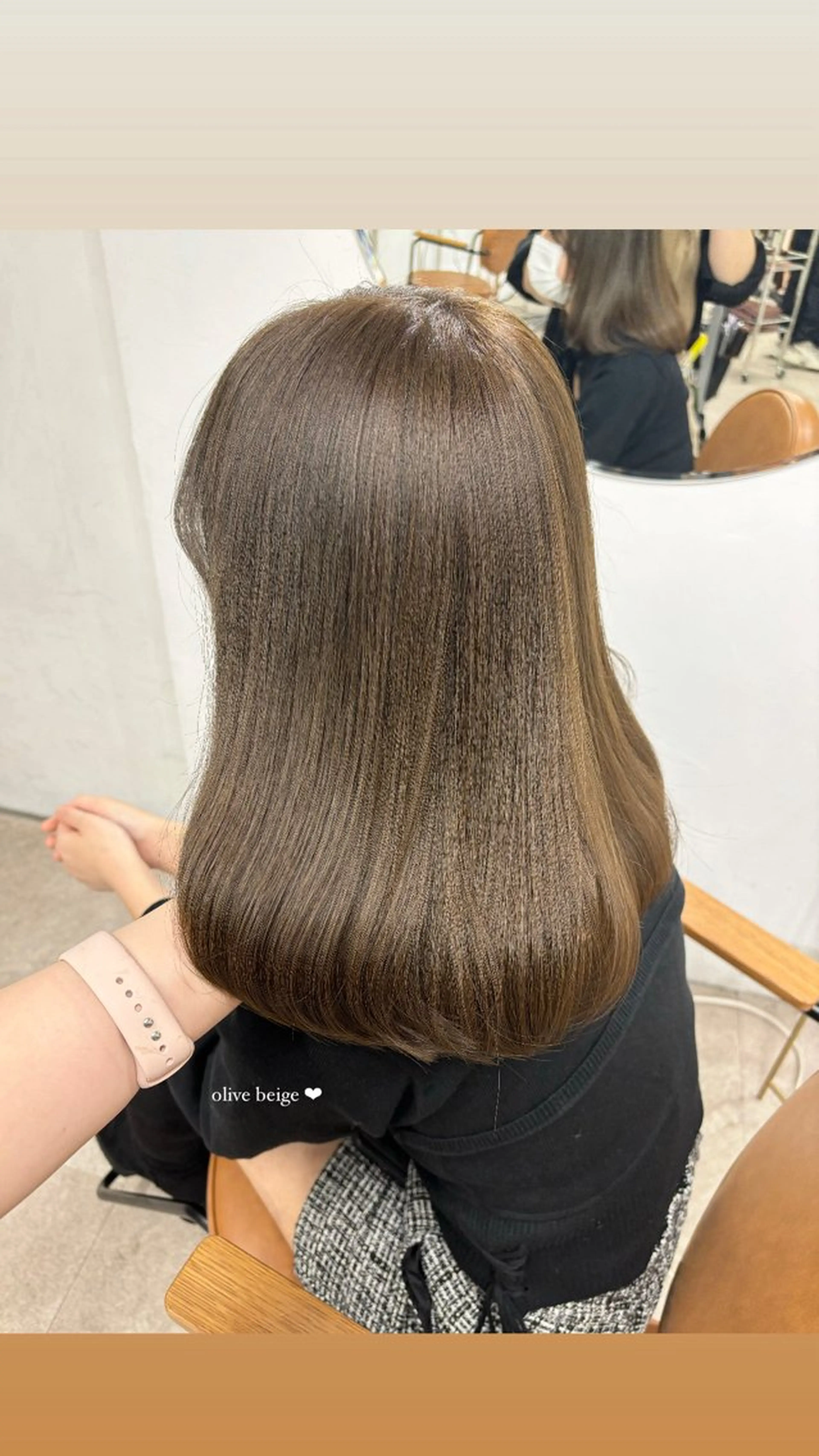 ミディアム カラー ブリーチ ブリーチなしカラー ♡SHURI ボブカット募集♡のヘアスタイル