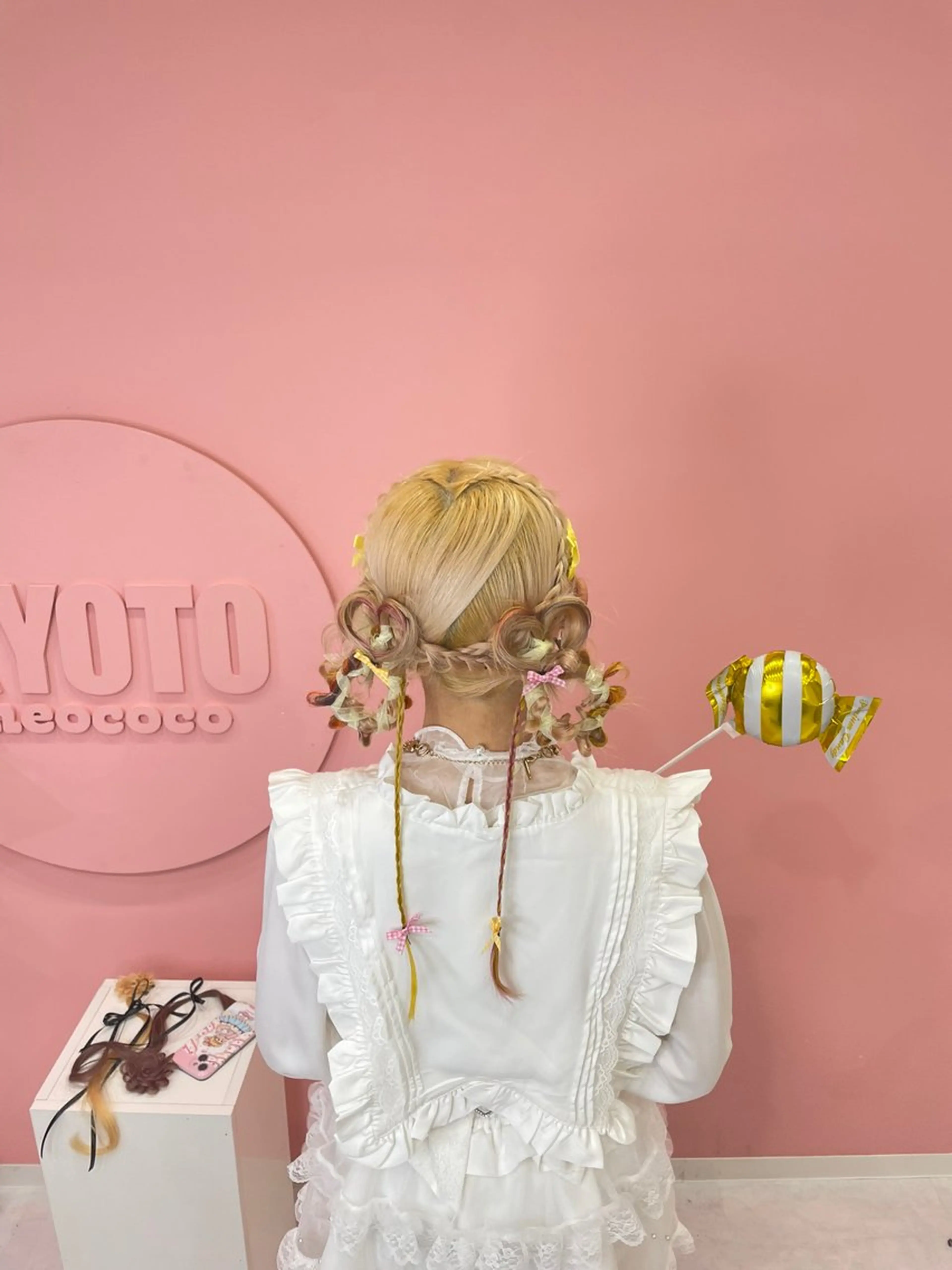 ロング ヘアセット 山口 舞弥のヘアスタイル