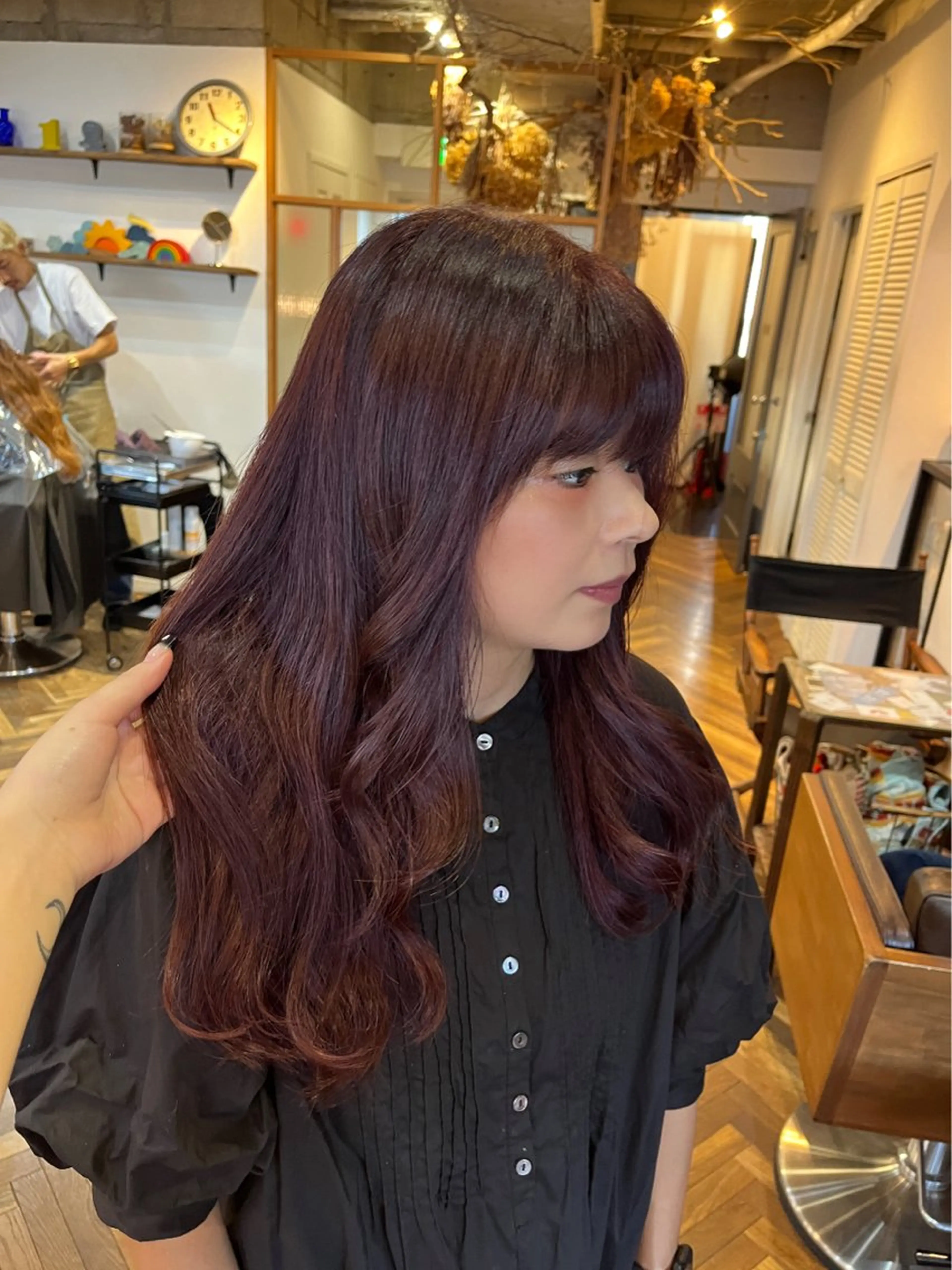 ロング カラー sora / 渋谷 / ハイトーンのヘアスタイル