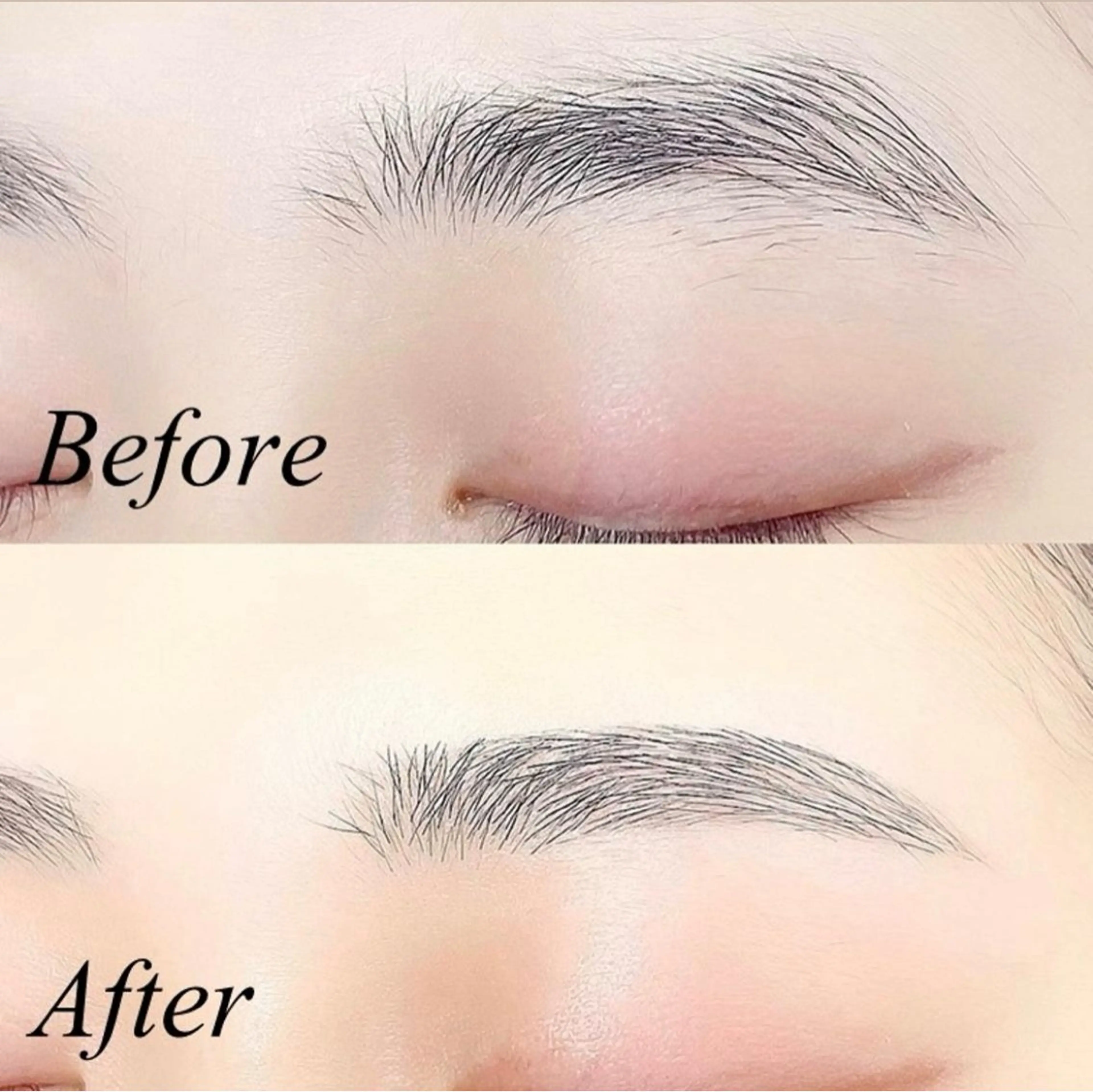 学割U24🎓《ツルツル美顔💆🏻》美眉アイブロウWAX＋フルフェイス(メイク込) ¥7000の写真