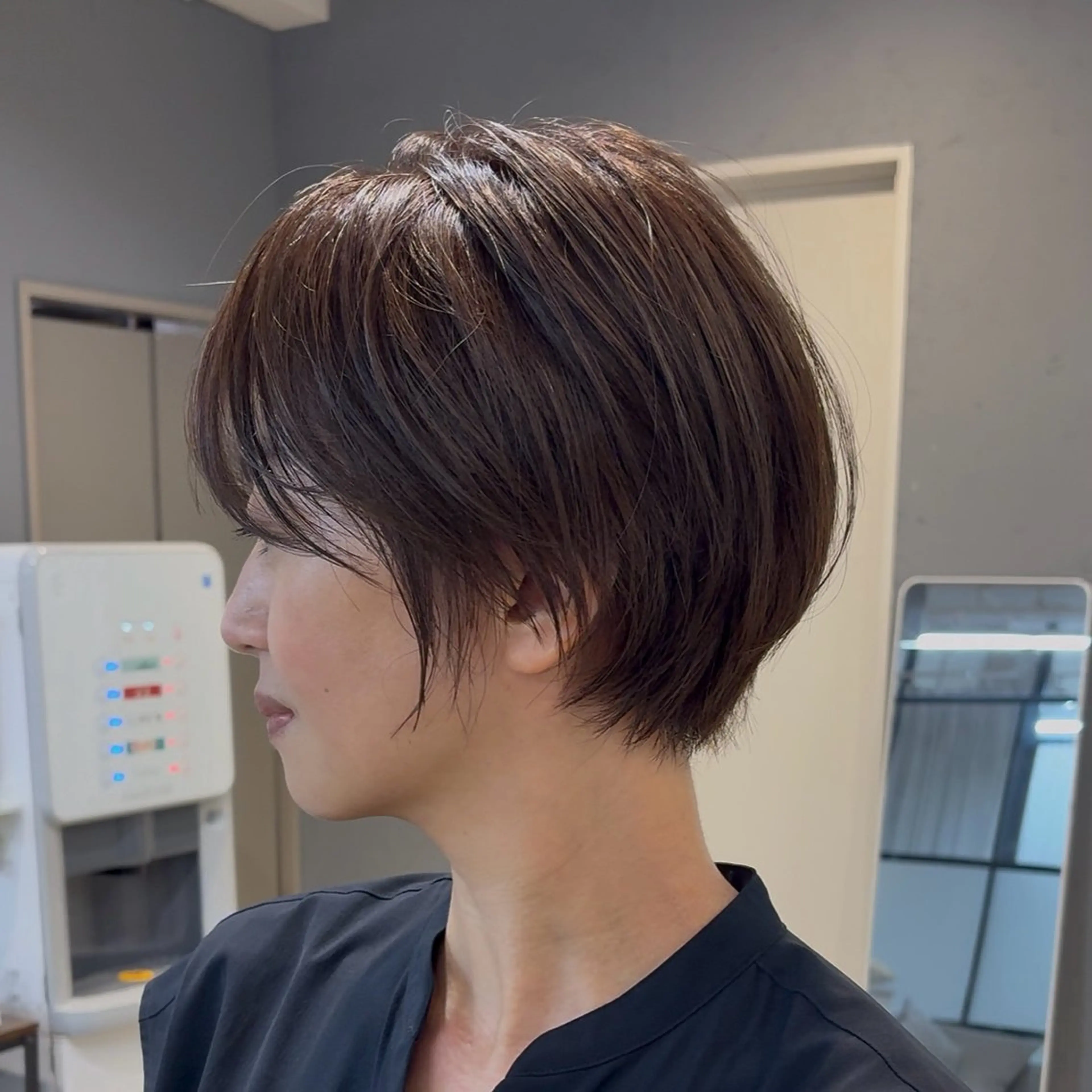 ショート カット ヘアカラー ✨艶髪ショート✨ 木場　裕由毅のヘアスタイル