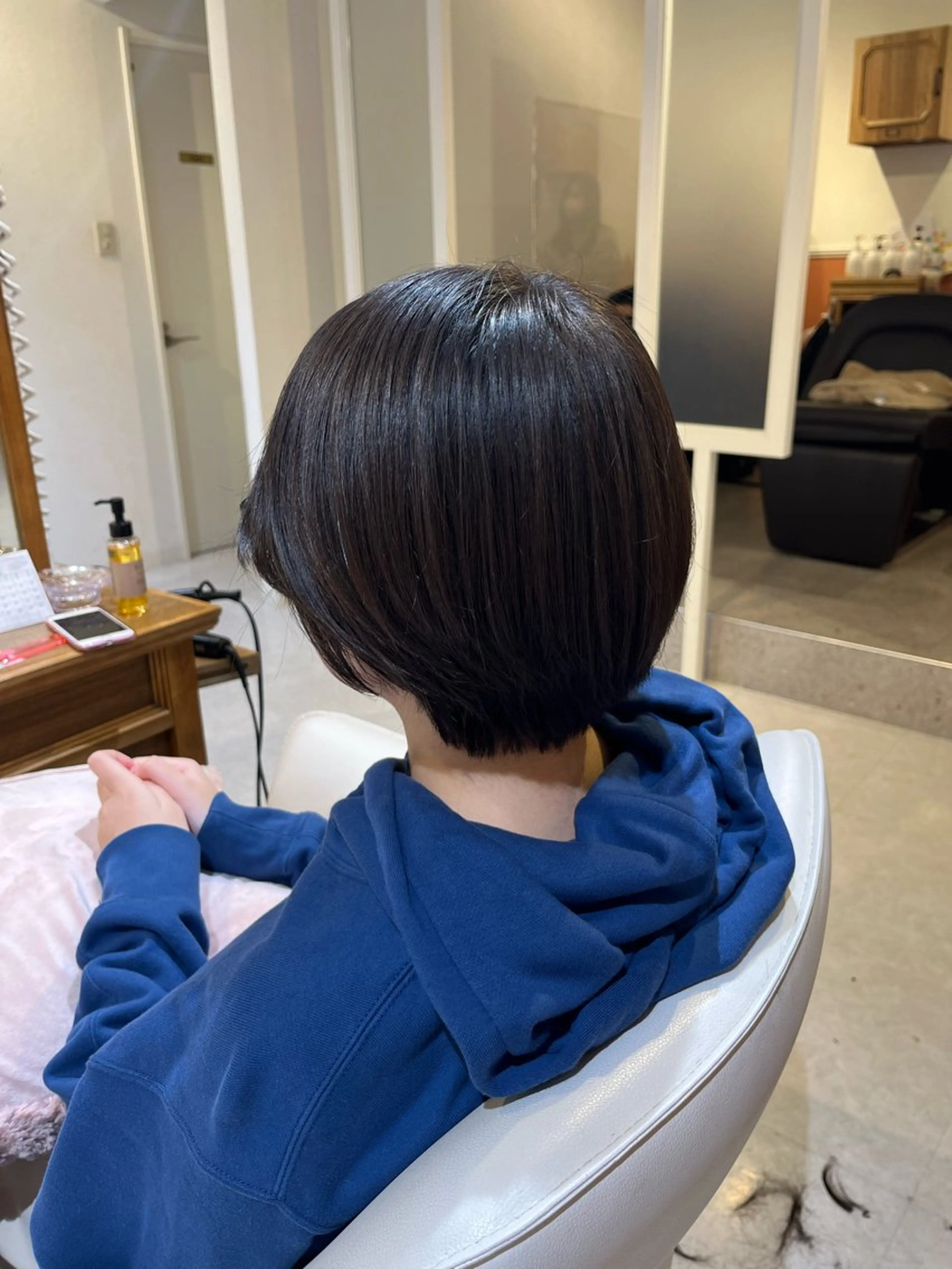ショート カット トリートメント 梛木 唯のヘアスタイル