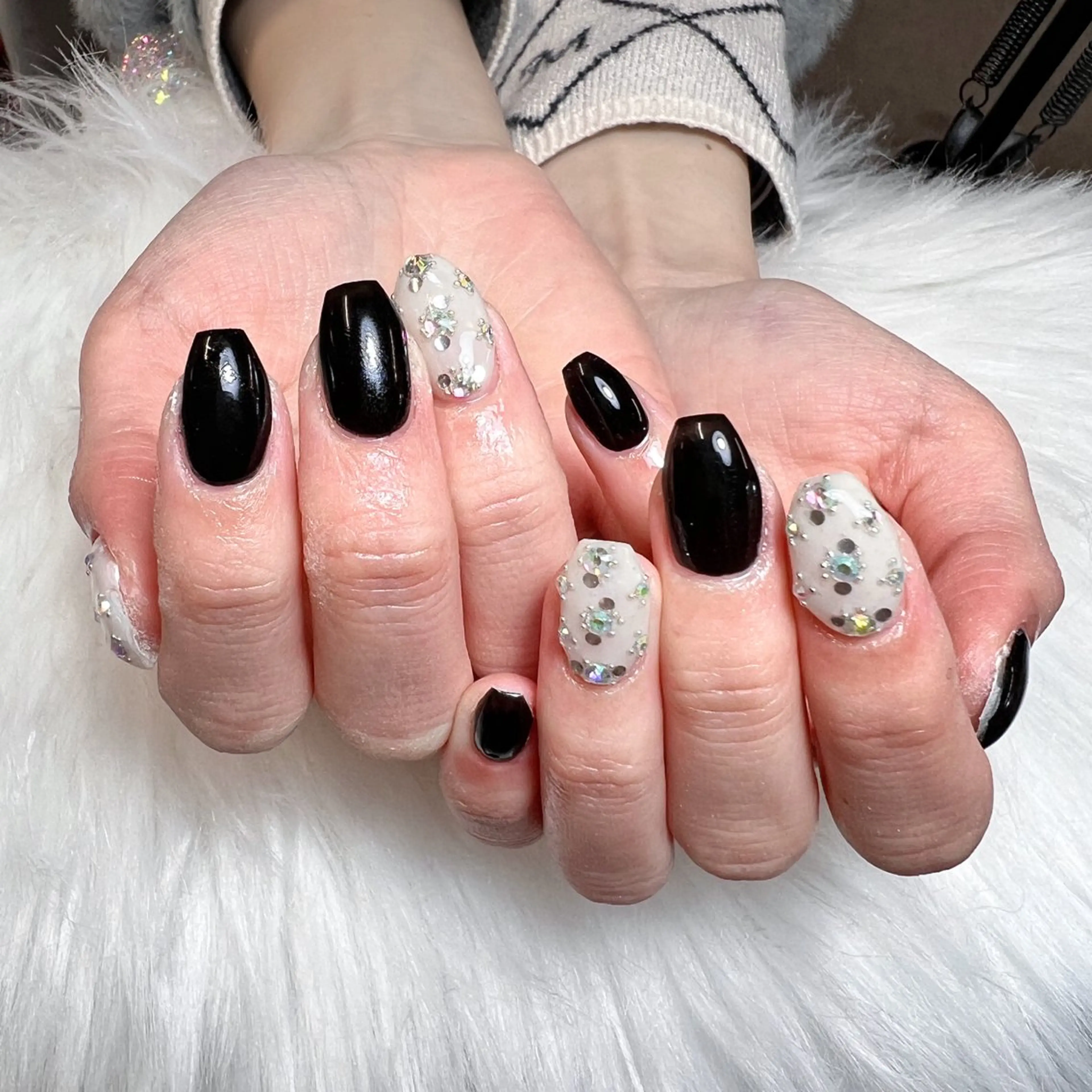 ネイル ハンドネイル 🎀nana🫧 ワンホンネイル🎀のネイルデザイン