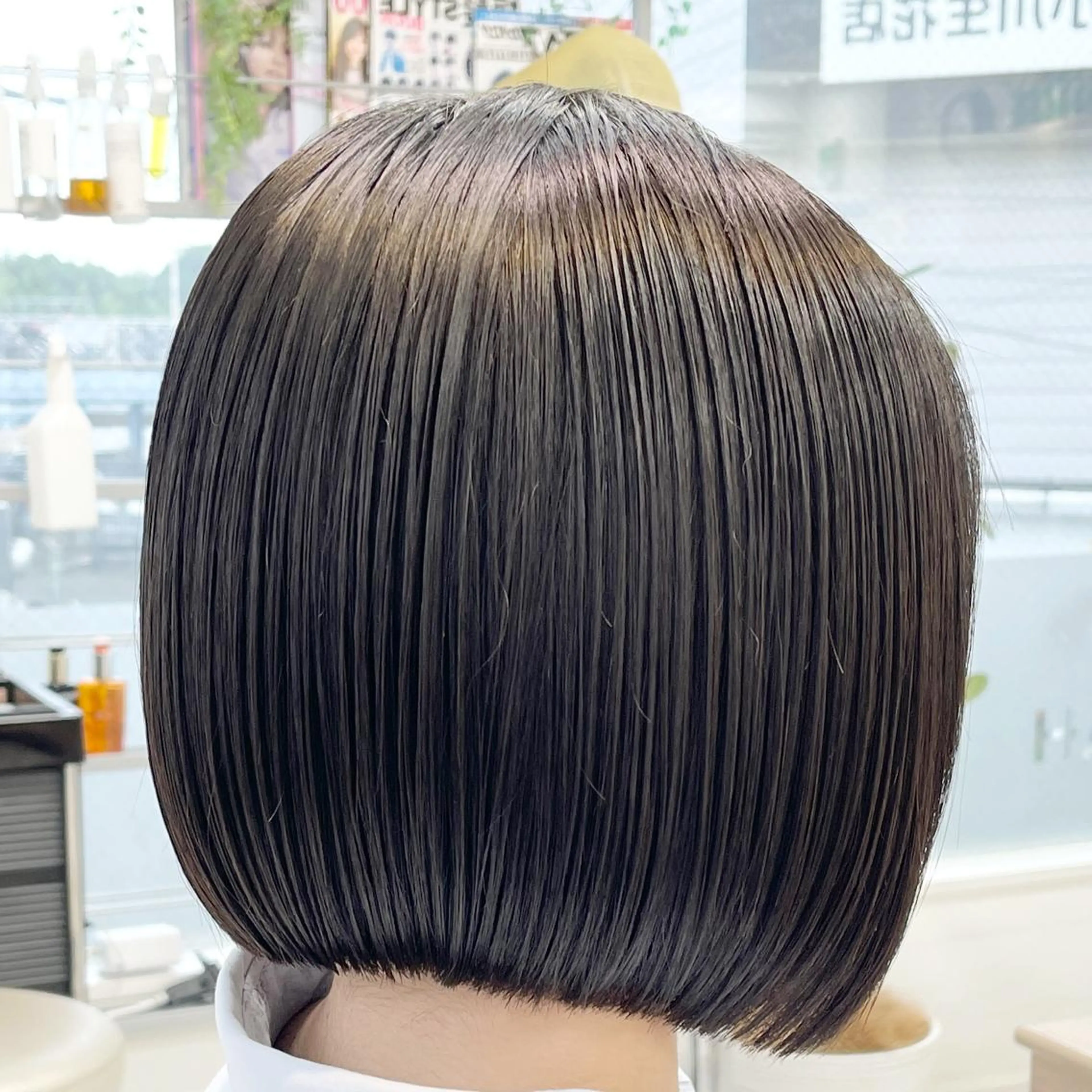 ショート ボブ 藤原 亜美🤍のヘアスタイル