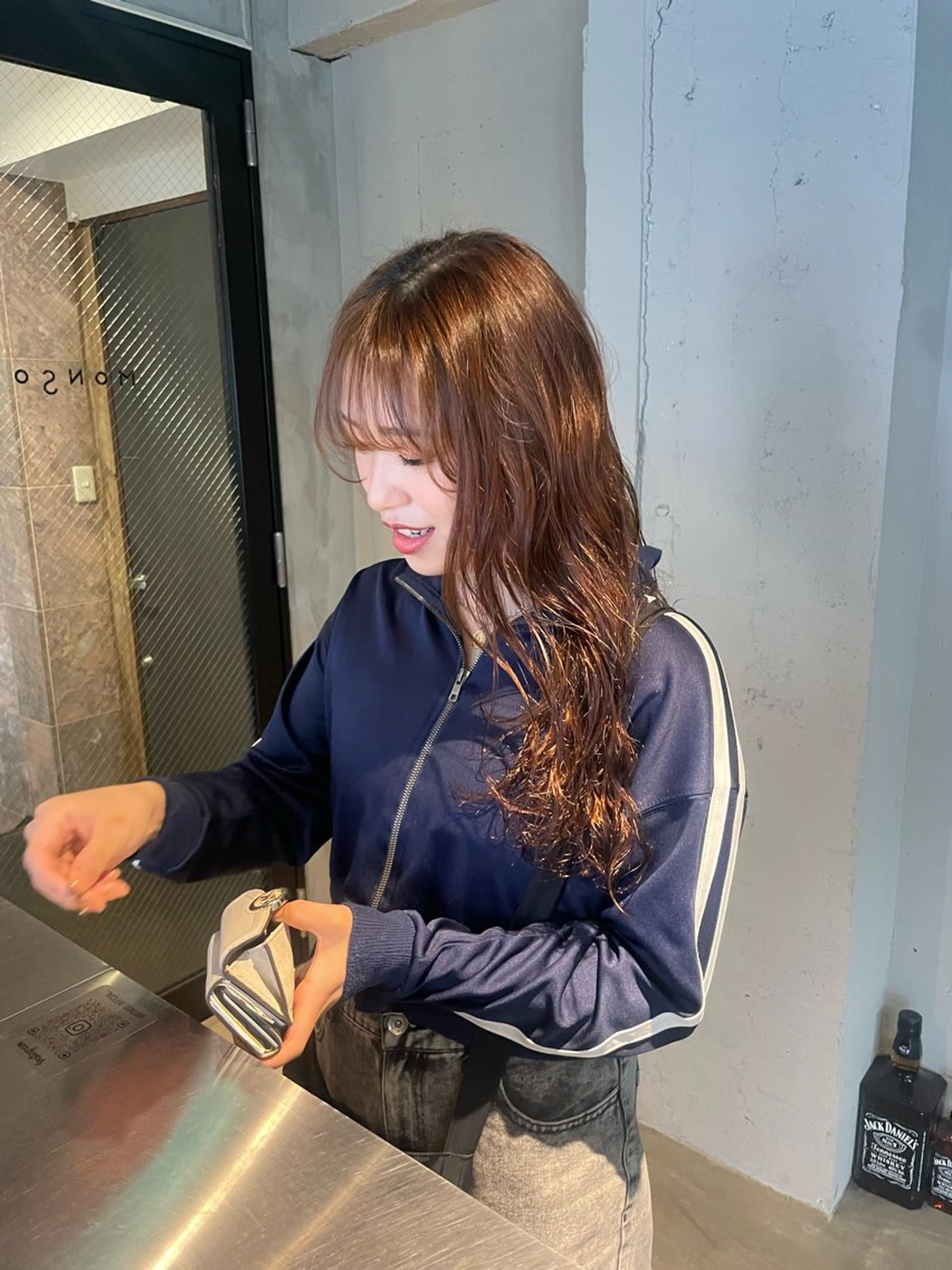 パーマ ヘッドスパ 透明感・美髪 monsoワニベユナのヘアスタイル