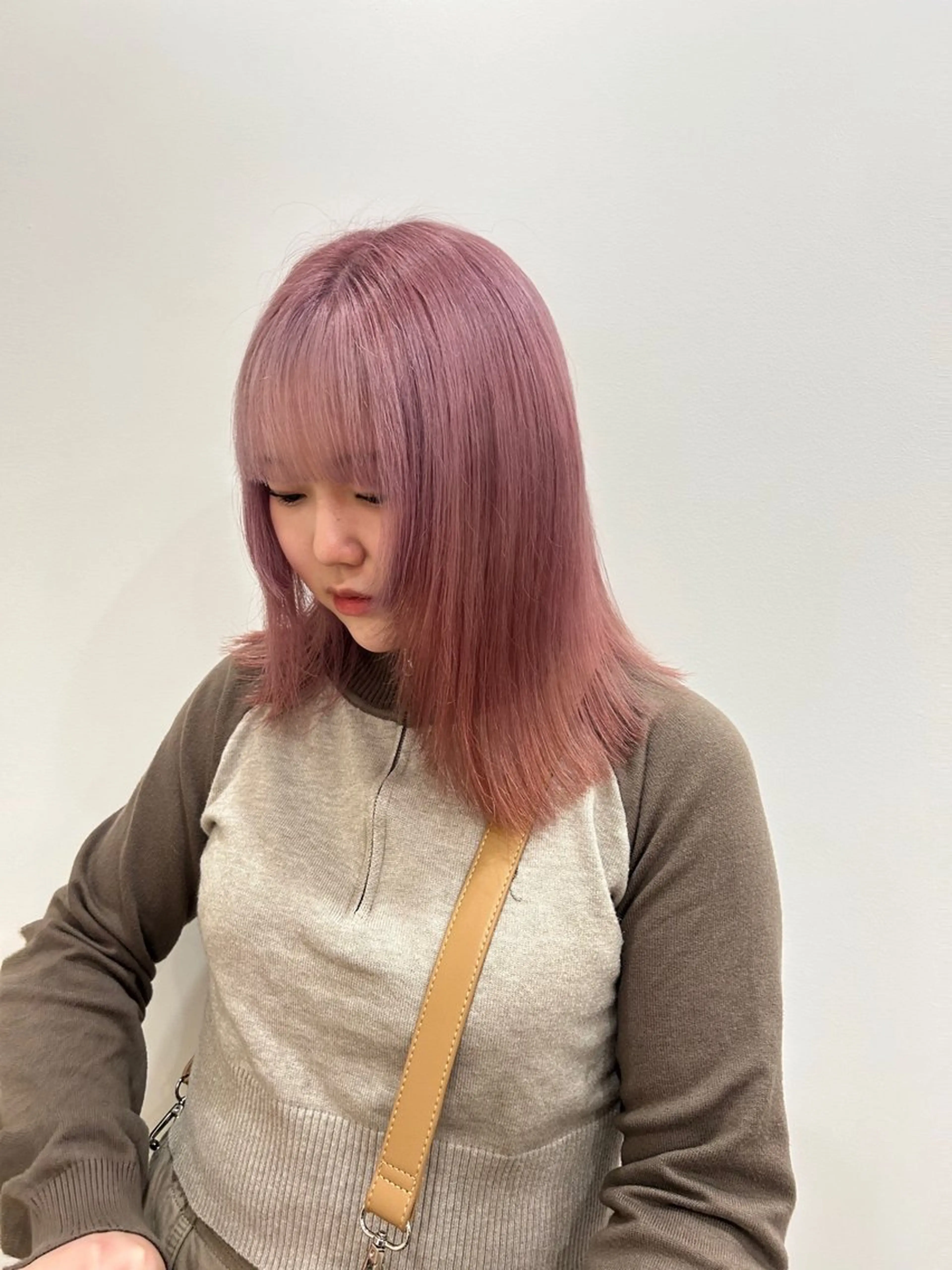 ミディアム ヘアカラー hair&eye🎀 /momoKaのヘアスタイル