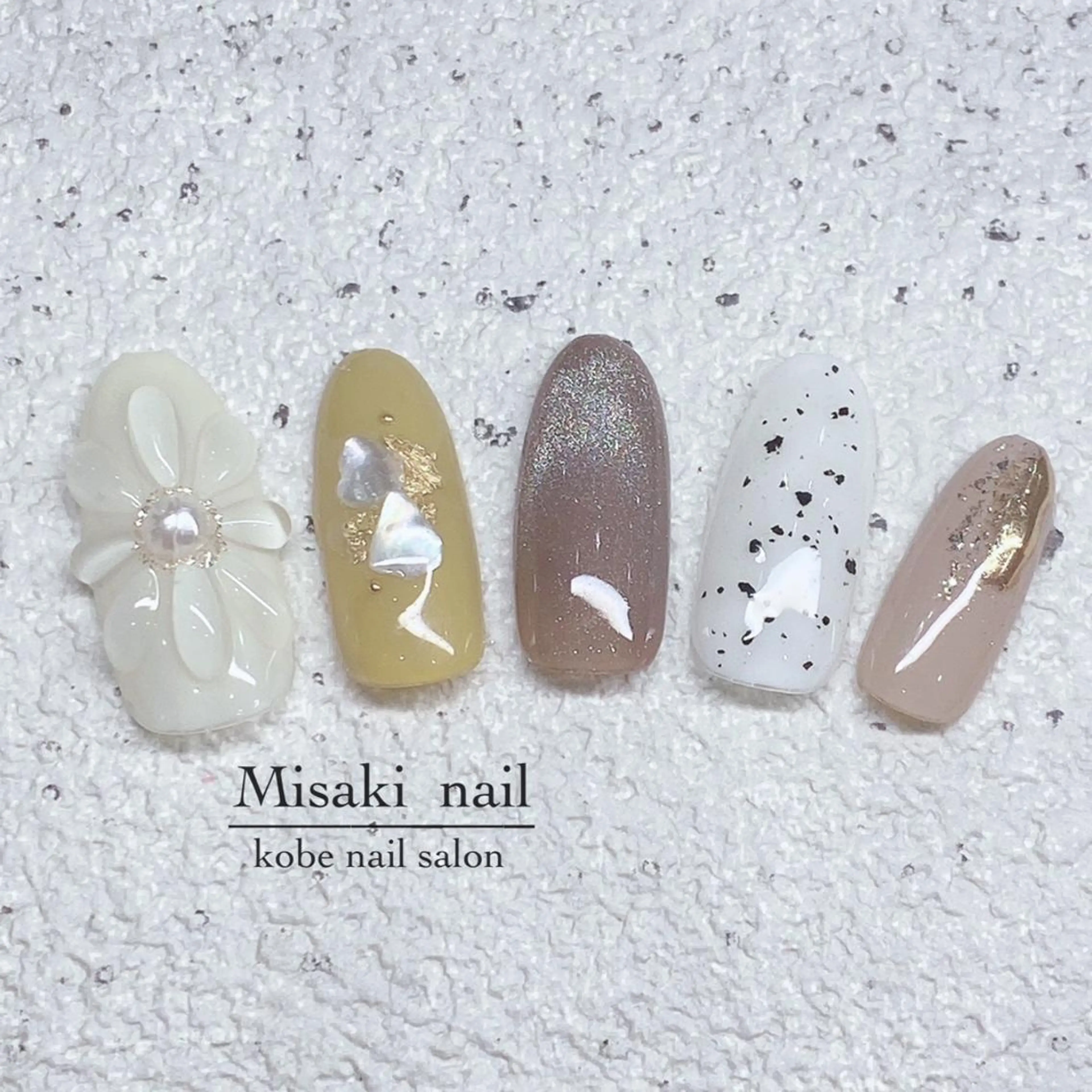 ネイル 韓国ネイル ワンホンネイル ハンドネイル nailsalon miinailsのネイルデザイン