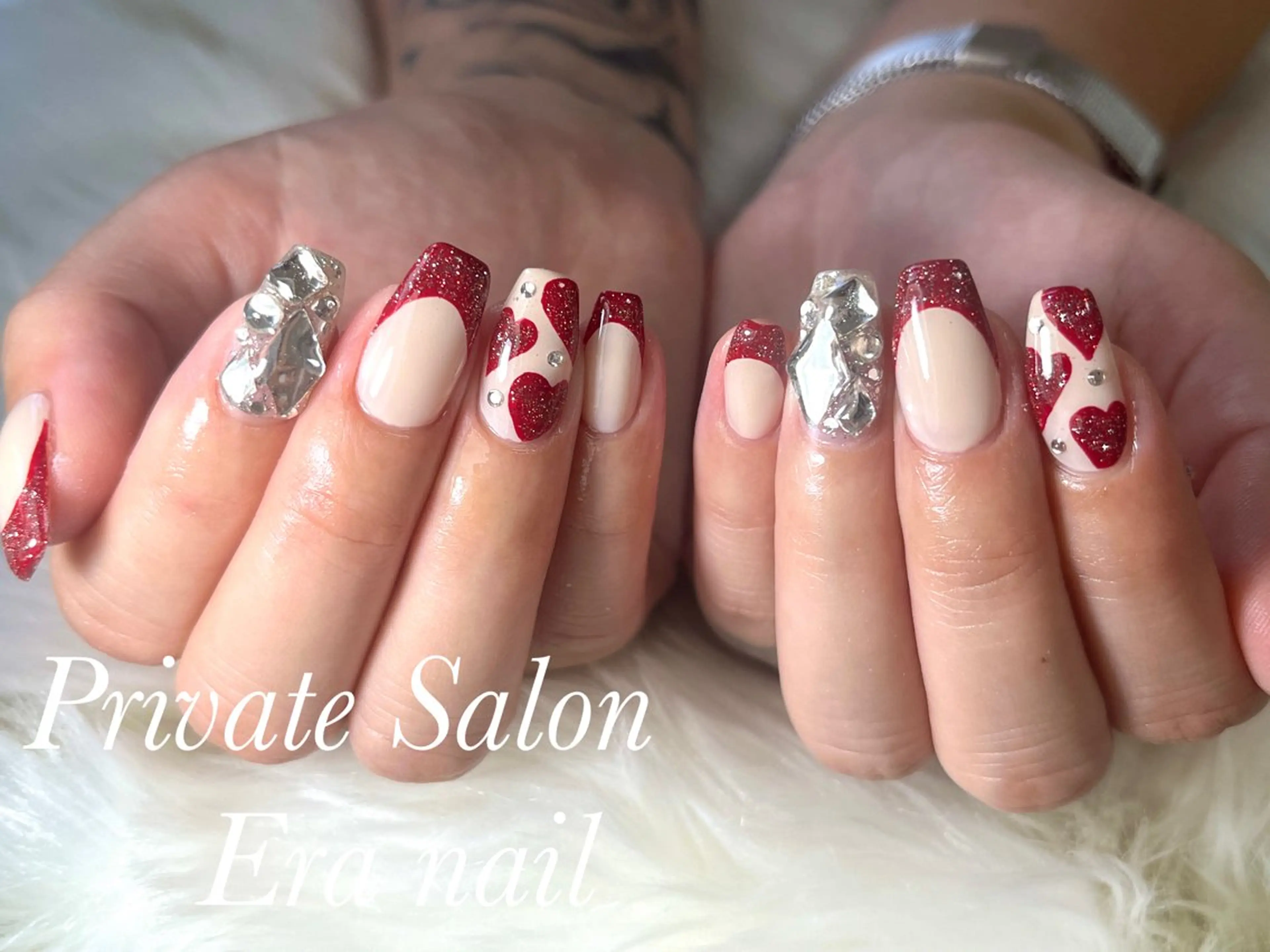 ネイル ハート Era nailのネイルデザイン