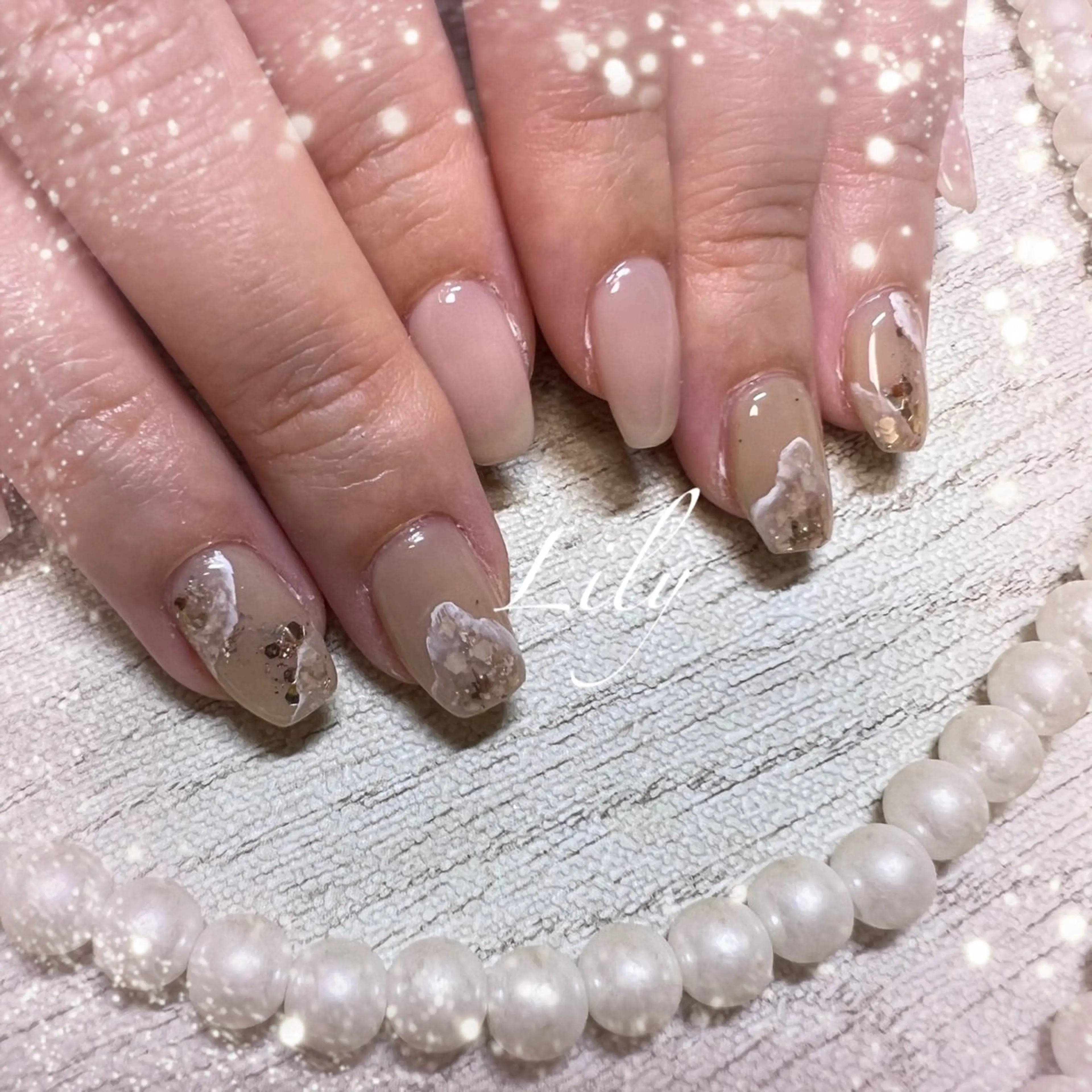 ネイル ハンドネイル Lily*nail 🌻Mii🌻のネイルデザイン