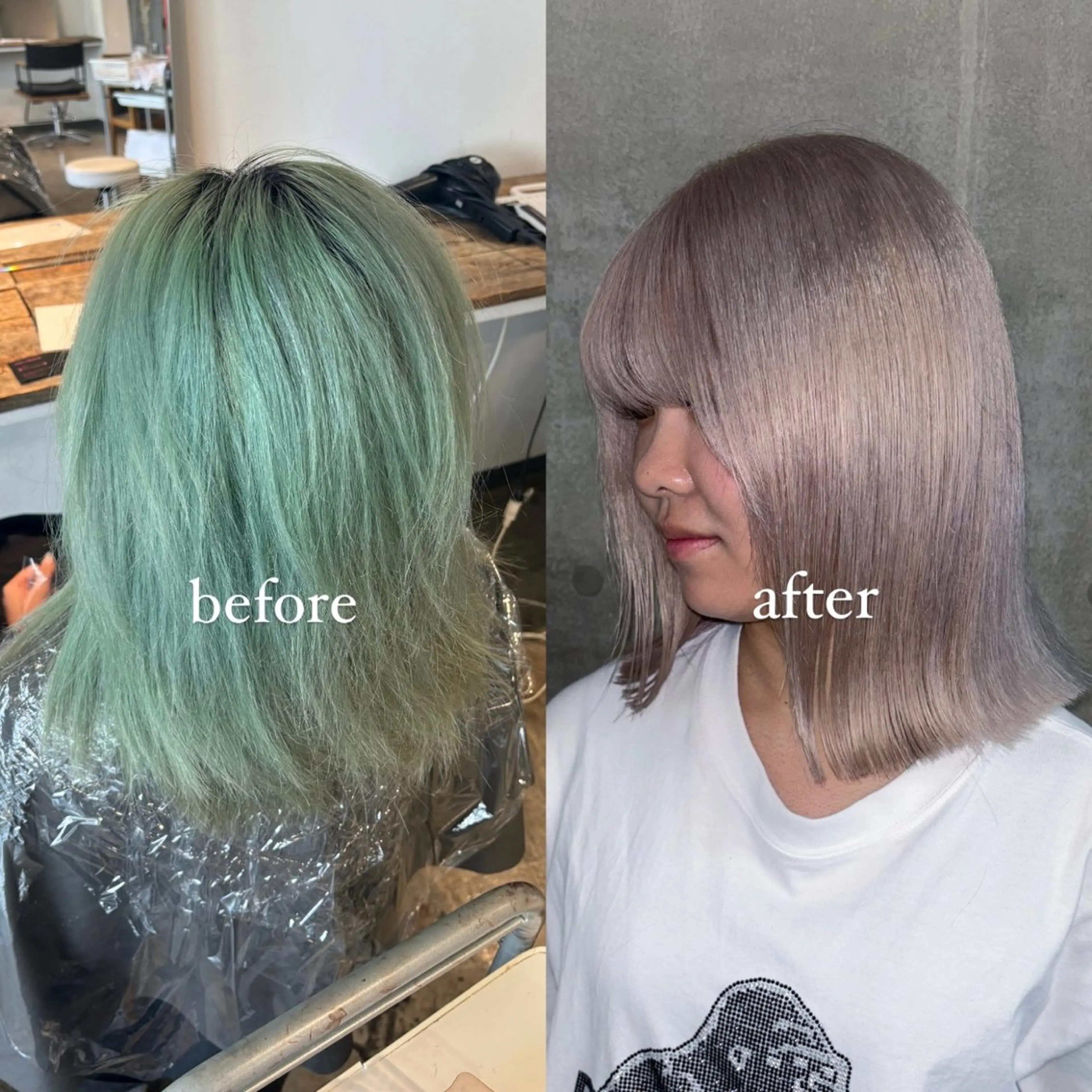 セミロング カラー 💫miyu💫デザ インカラー/アレンジのヘアスタイル