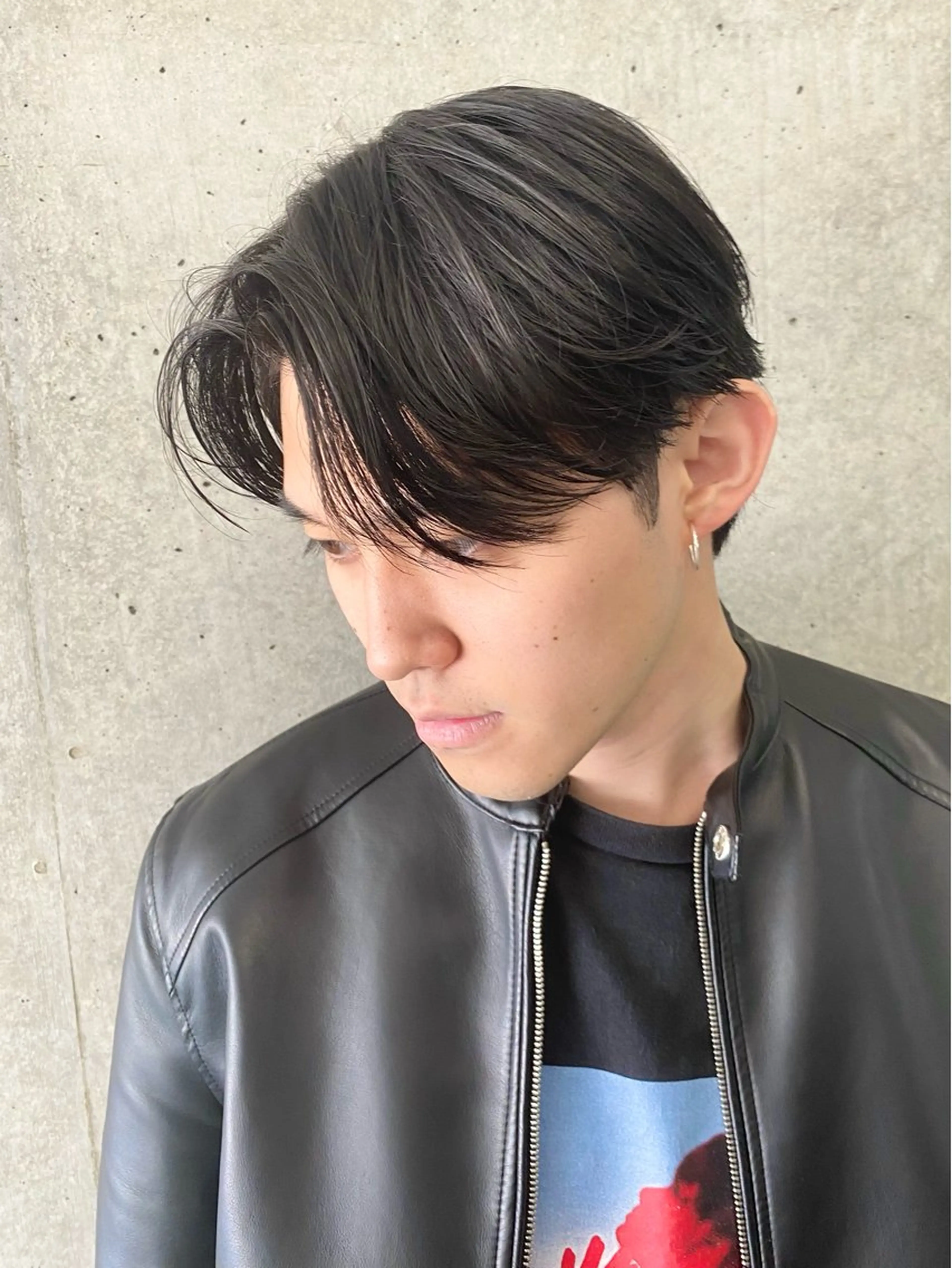 【メンズ限定】🌳ニュアンスパーマセンターパート🌳💥ニュアンスは毛流れを作りシークレットパーマで更にカッコよく！💥の写真