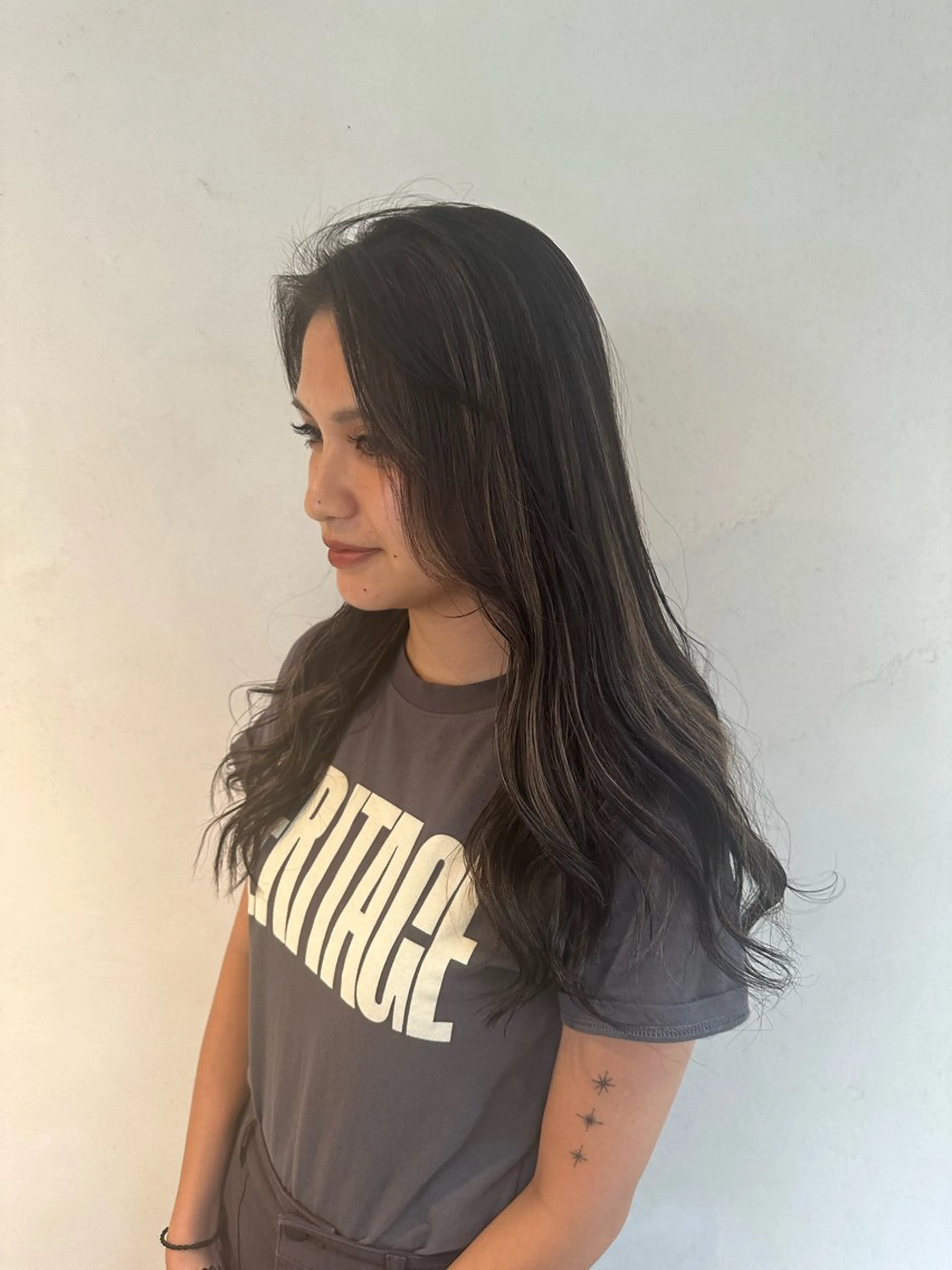 ロング カラー ハイライトカラー ハイライト 暖色/ヘアアレンジ 🎀♡irohaのヘアスタイル