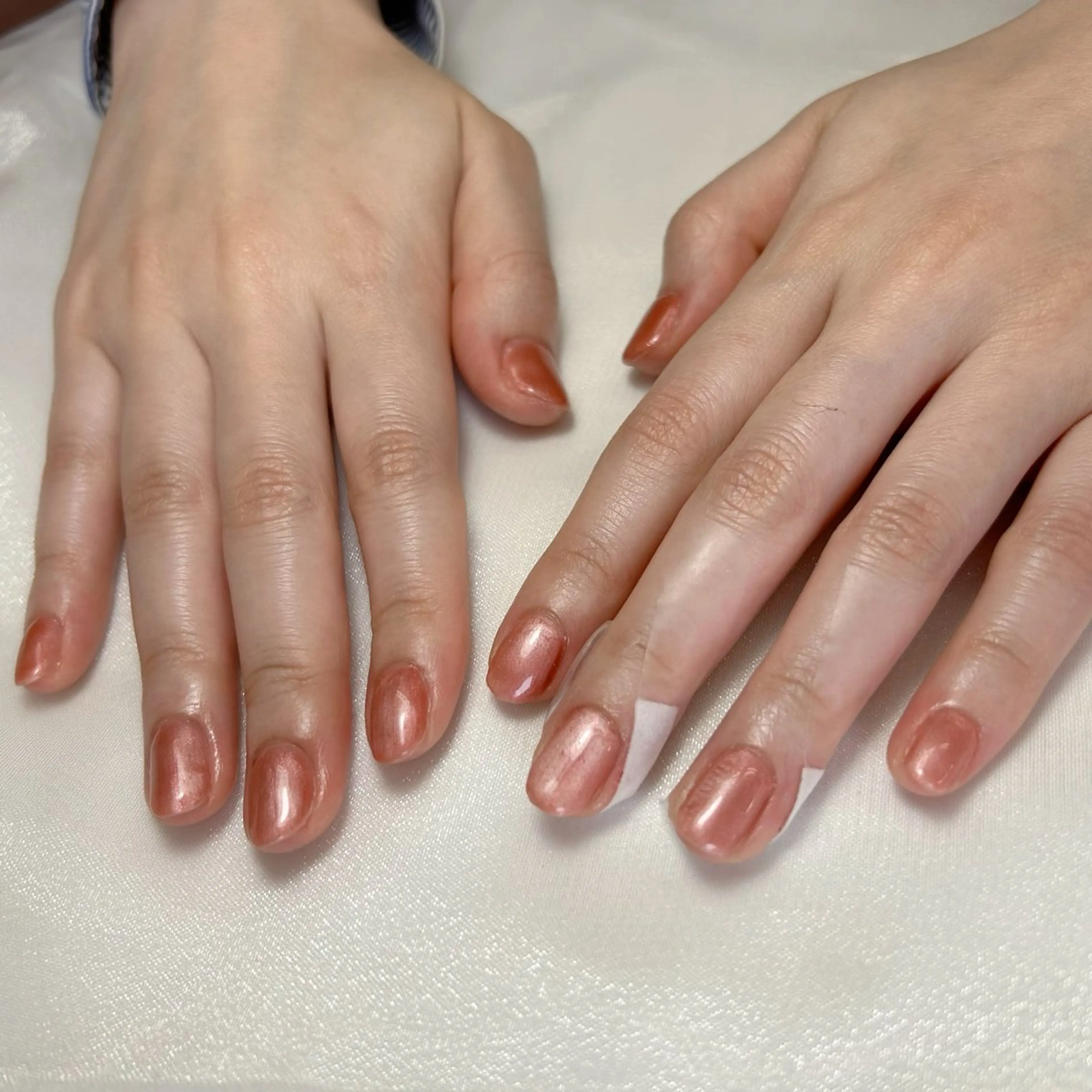 ネイル マグネットネイル ピンク nico +所属・nico + 鷲野のネイルデザイン