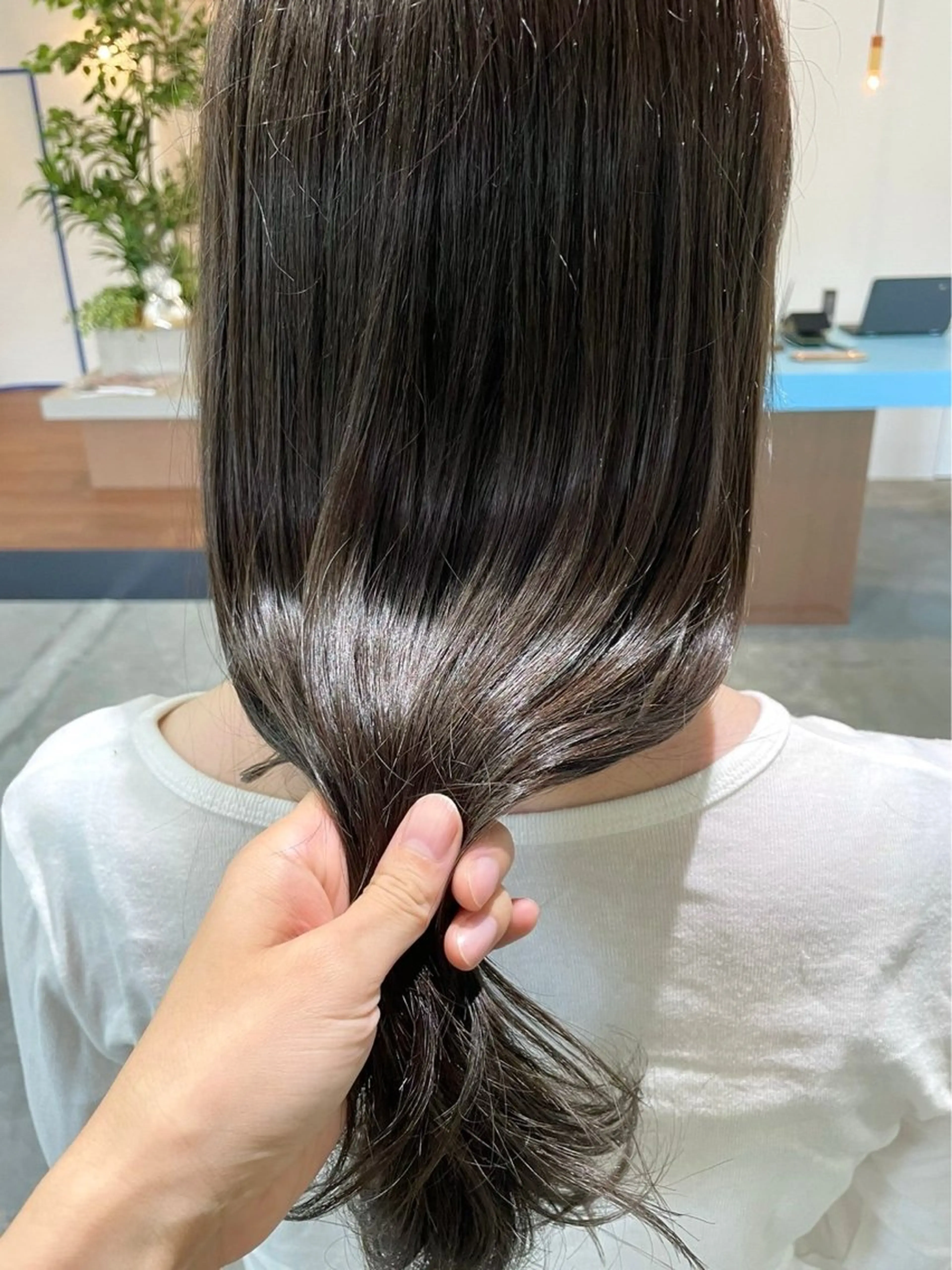 ロング カラー oasis un アンドウチヒロのヘアスタイル