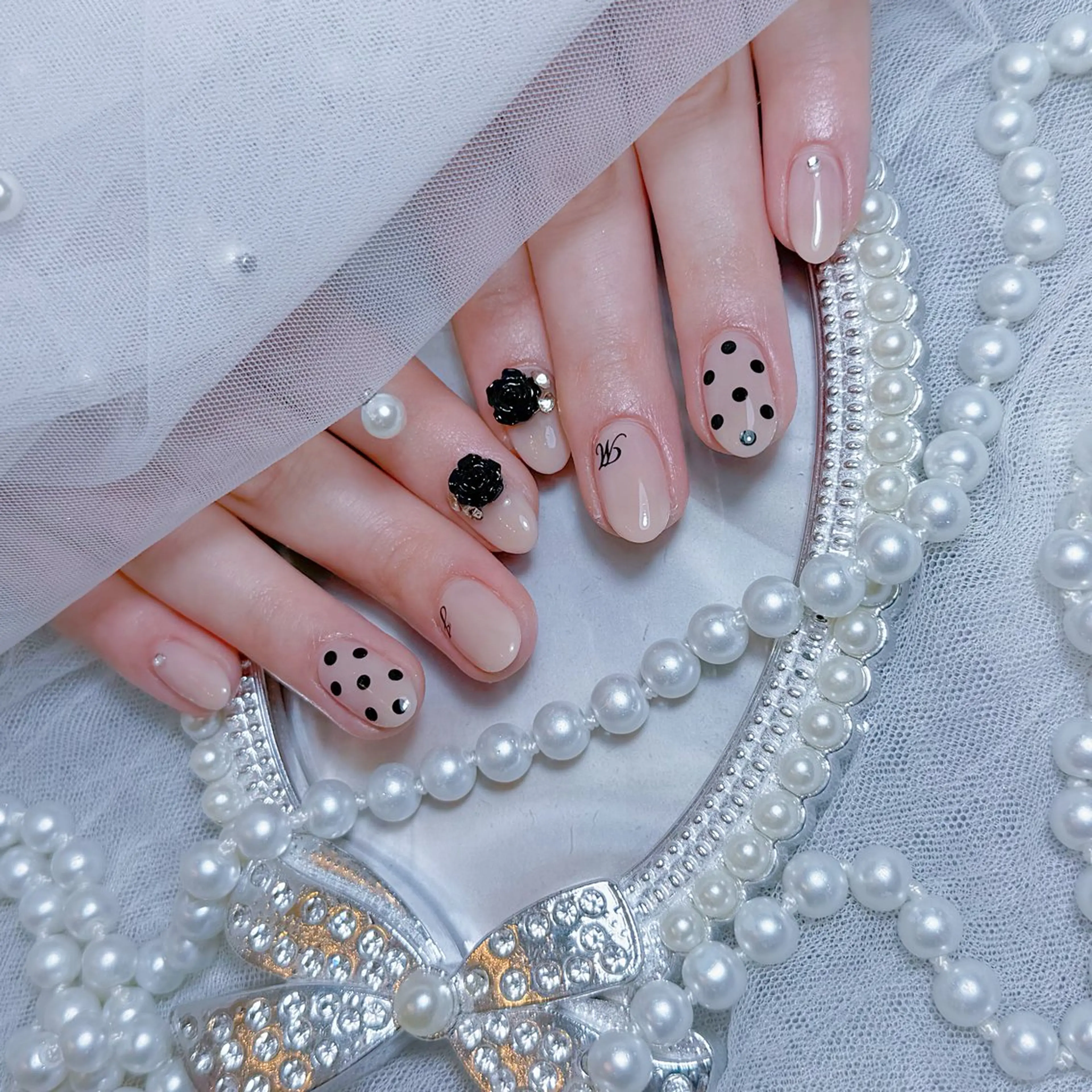 ネイル ハンドネイル Yudia🩵 Yuiのネイルデザイン