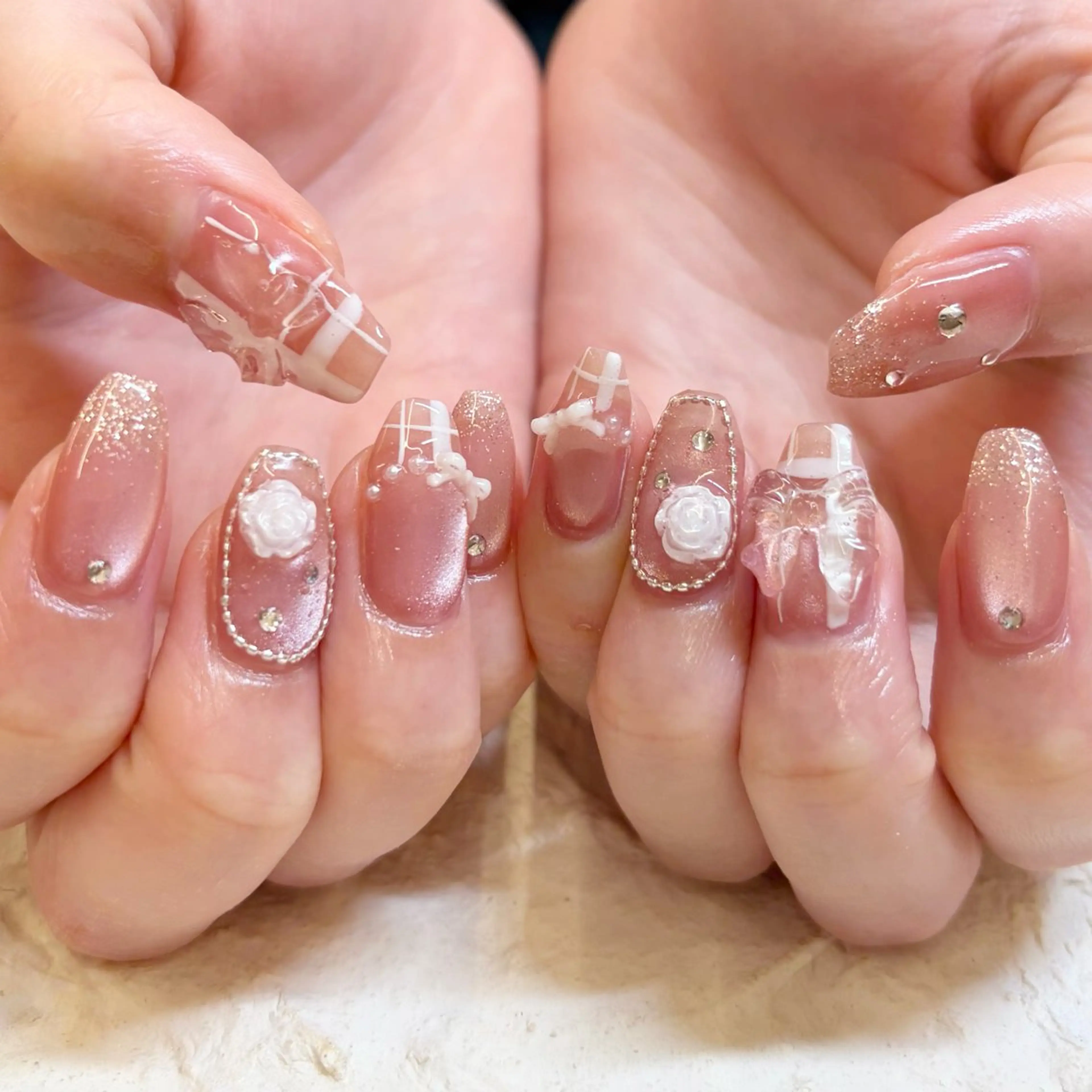 ネイル ハンドネイル ෆYura Nailෆのネイルデザイン