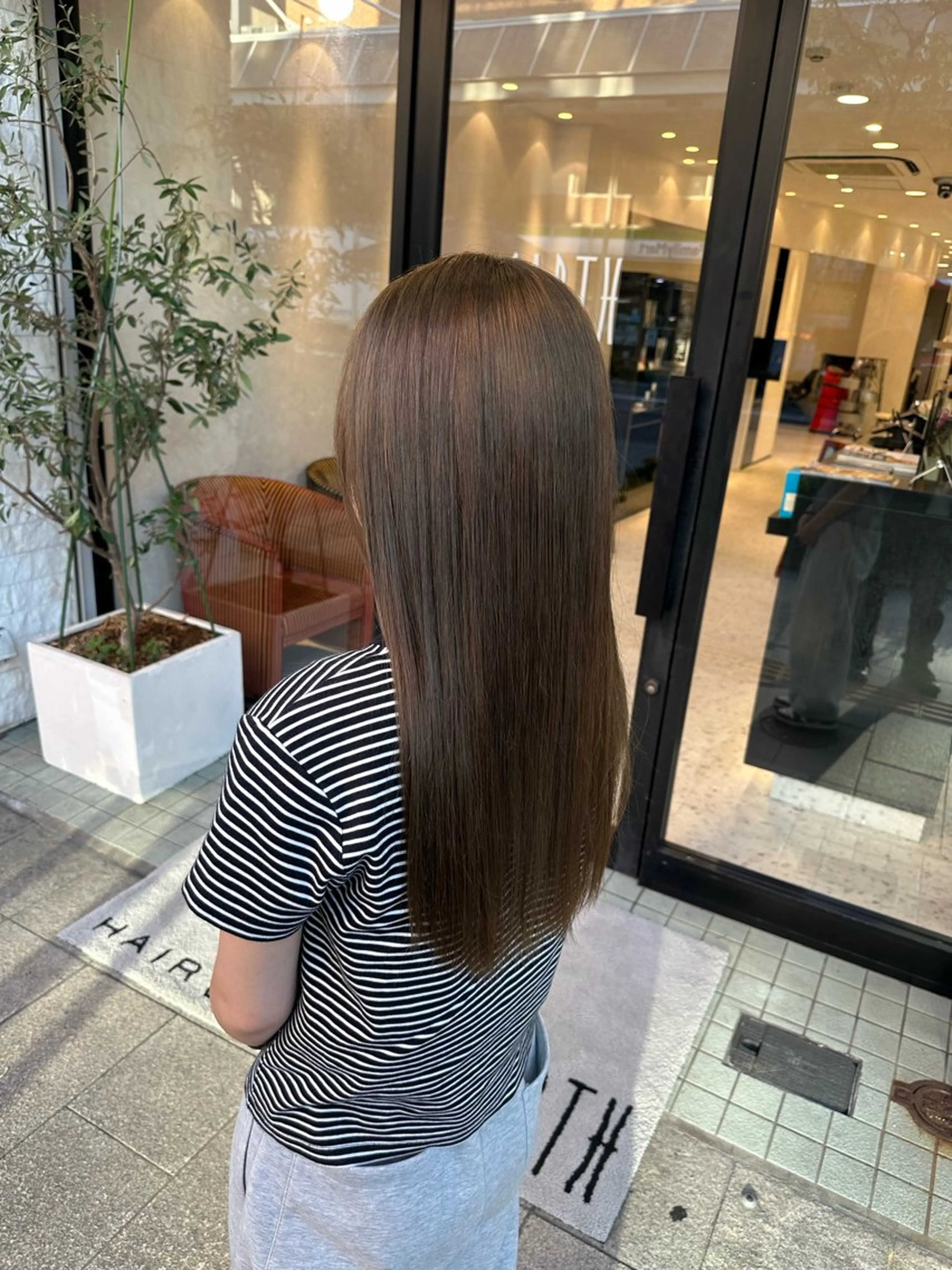 ロング 縮毛矯正 トリートメント 縮毛矯正/髪質改善 EARTH髙橋のヘアスタイル