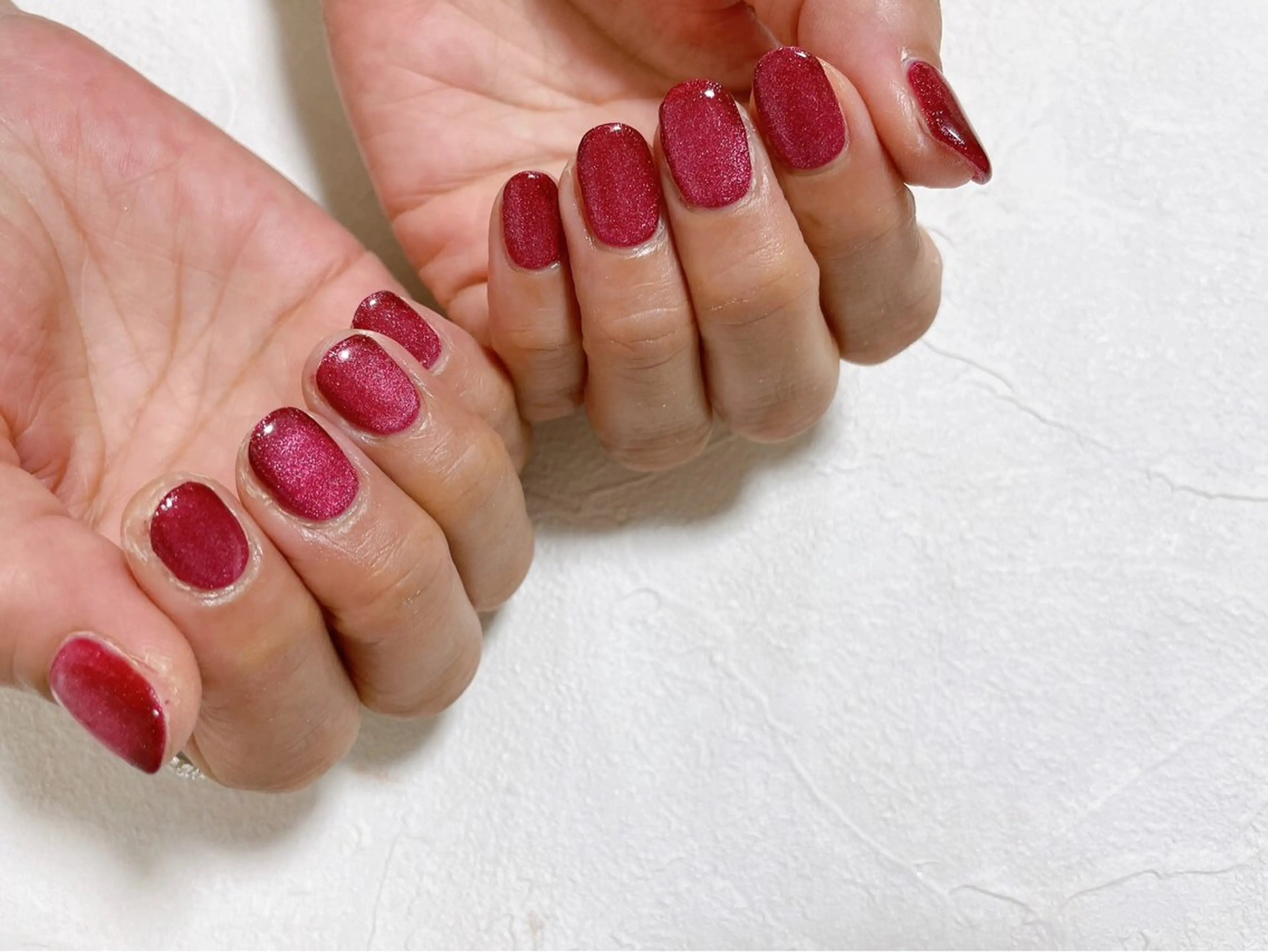 ネイル オーロラネイル フットネイル フレンチネイル ジェルネイル キラキラネイル ハンドネイル mogunail &blowのネイルデザイン