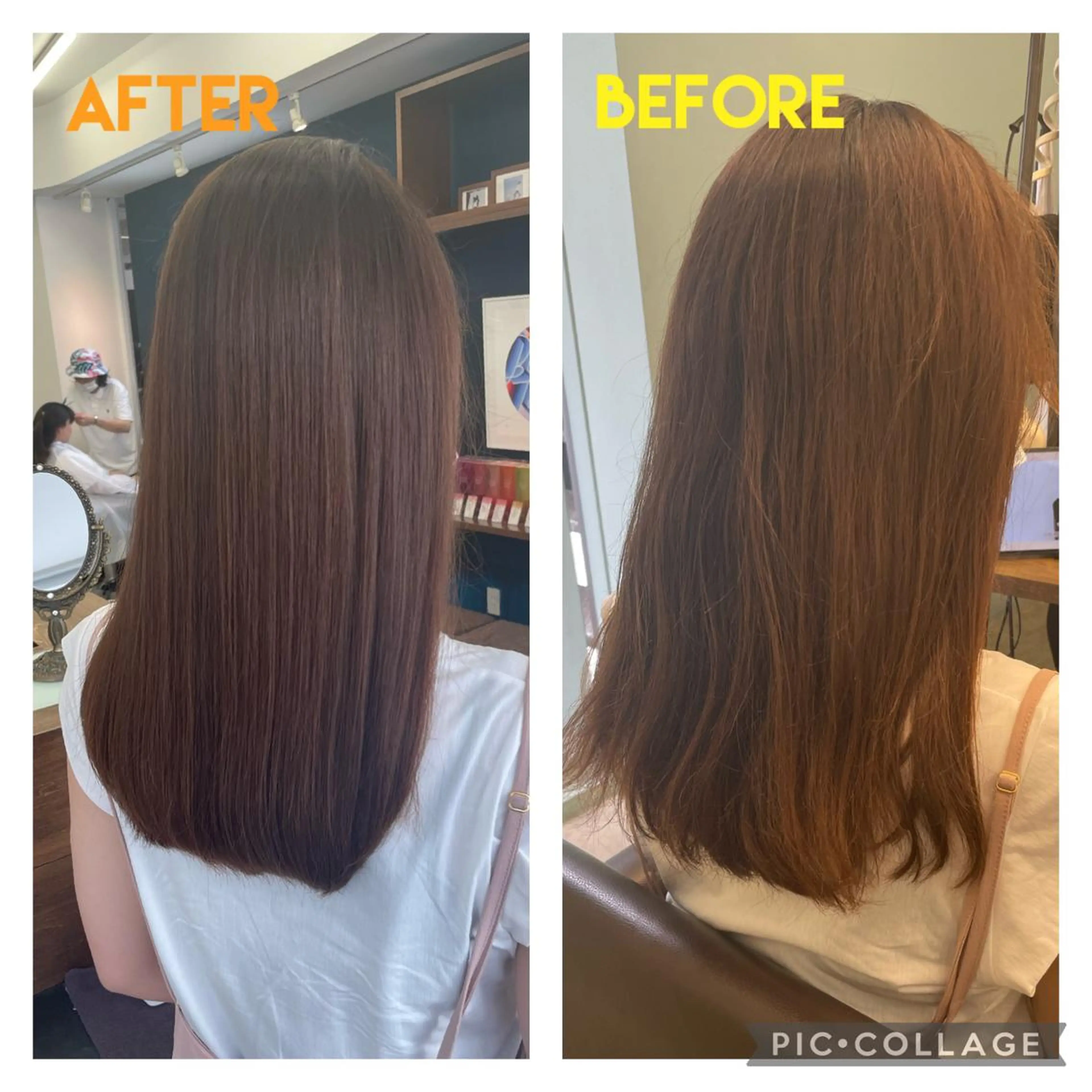 ロング カラー ブリーチ 髪質改善 縮毛矯正 トリートメント 酸熱トリートメント ヘアカラー トリートメント SALOWIN  銀座VORT店所属・スズキジュンペイ 銀座/髪質改善のヘアスタイル