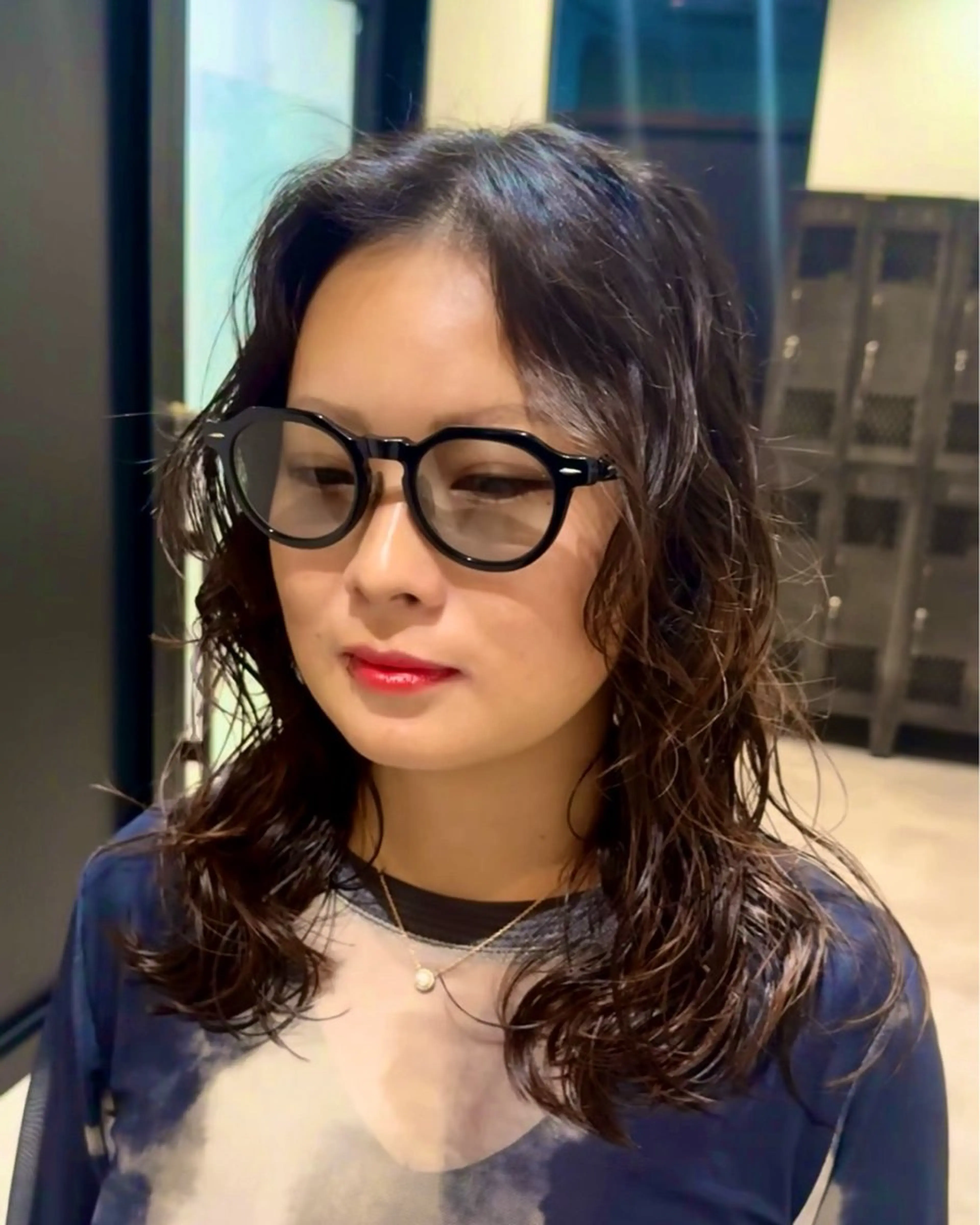 ショート パーマ レイヤーカット ウルフカット スパイラルパーマ カット パーマ トリートメント しおり/パーマ/ newi町田のヘアスタイル