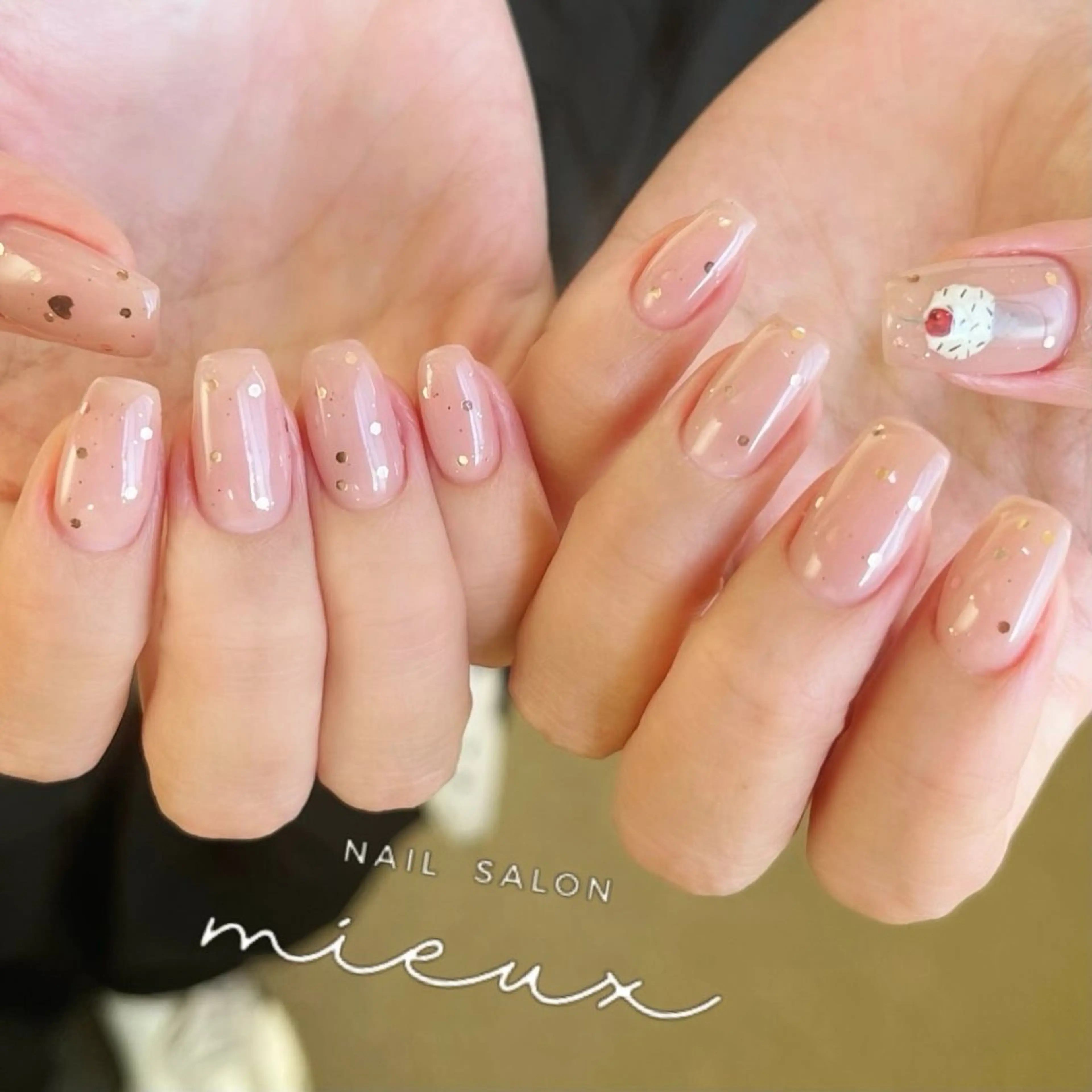 ネイル ラメ(グリッター) ハンドネイル nail salon  mieux所属・nailsalon mieuxのネイルデザイン