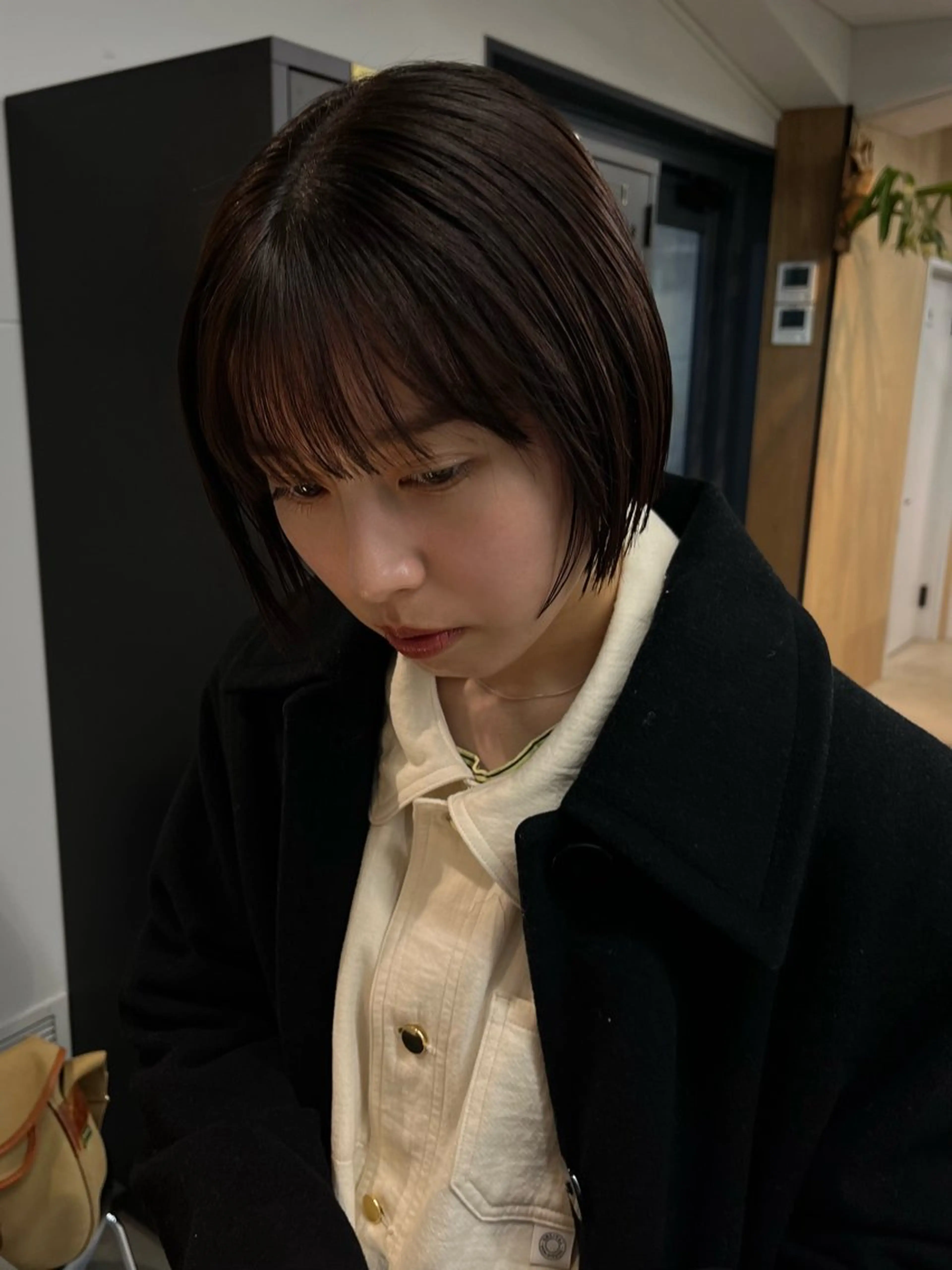 ショート カラー カット 縮毛矯正 yuan tanakaのヘアスタイル