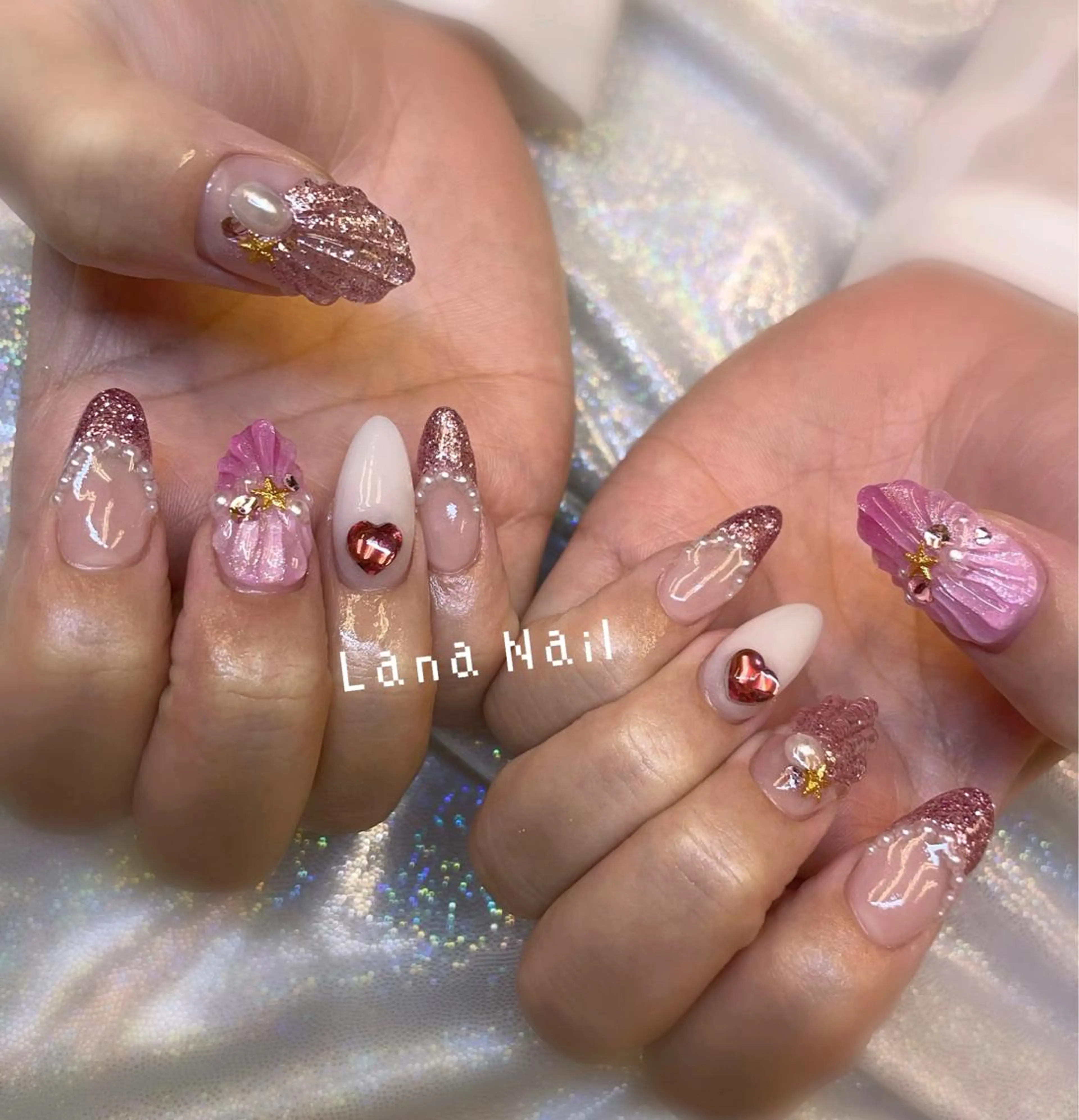 ネイル スカルプネイル Lana Nailのネイルデザイン