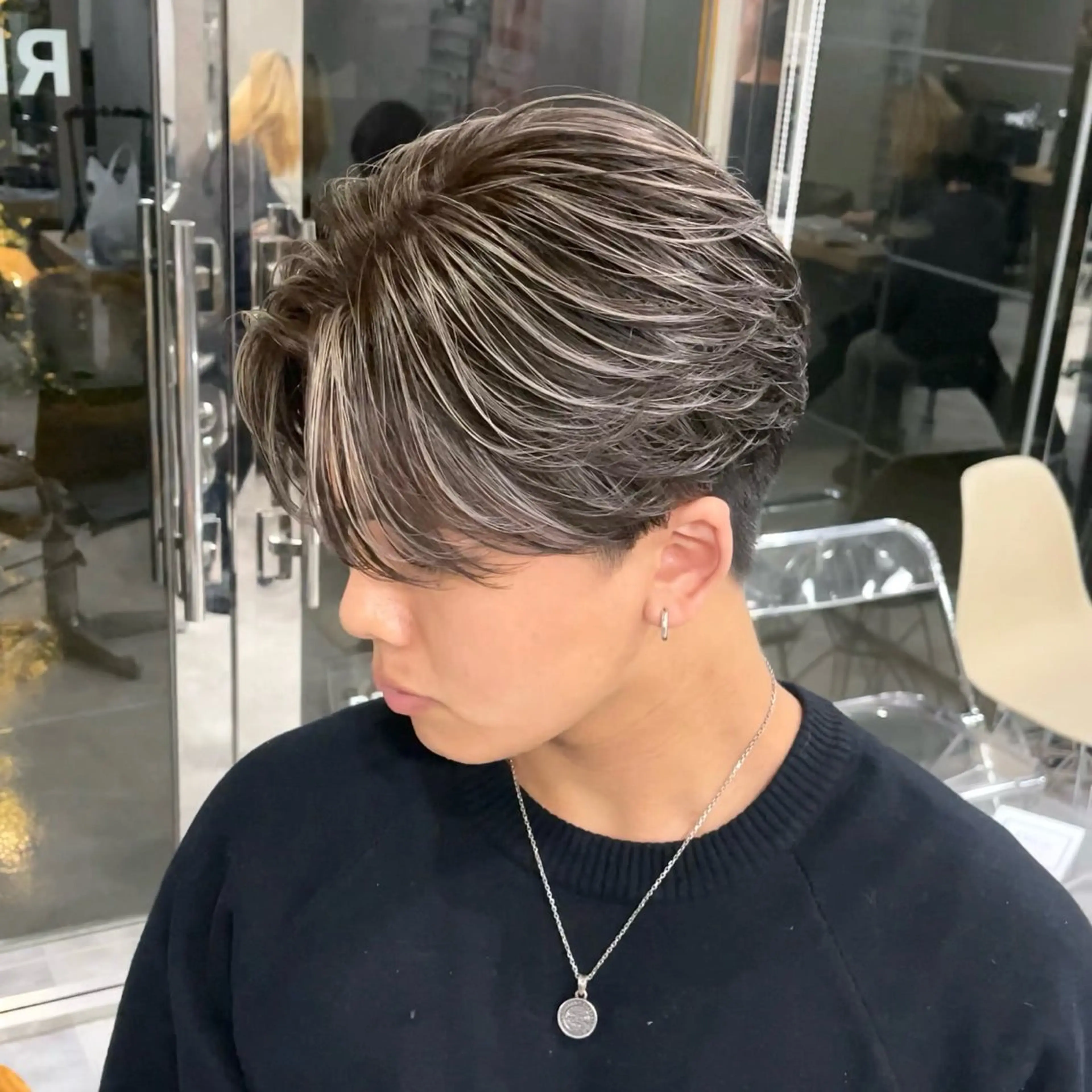 カラー メンズ 上村 光希のヘアスタイル