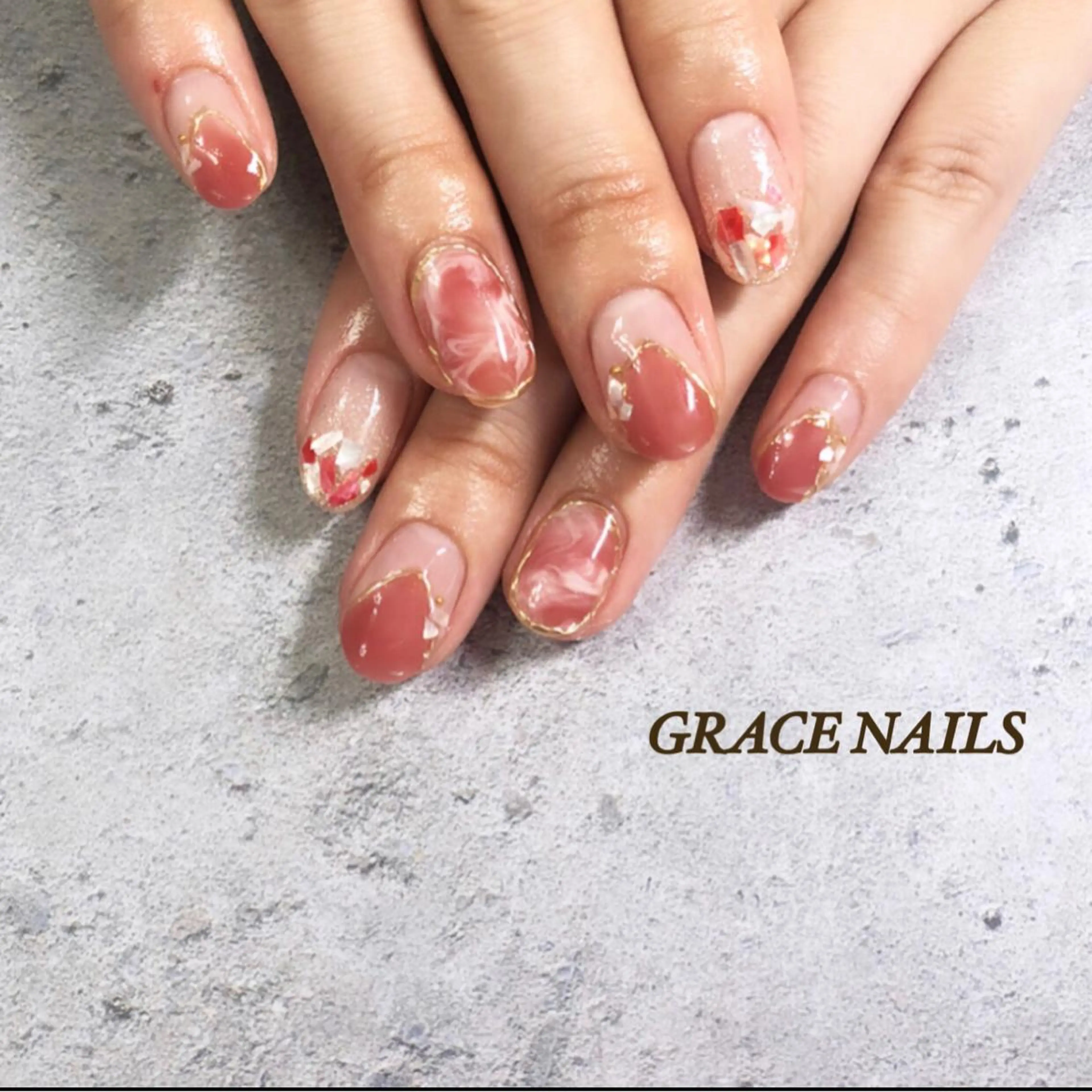 ネイル ハンドネイル フットネイル GRACE NAILSのネイルデザイン