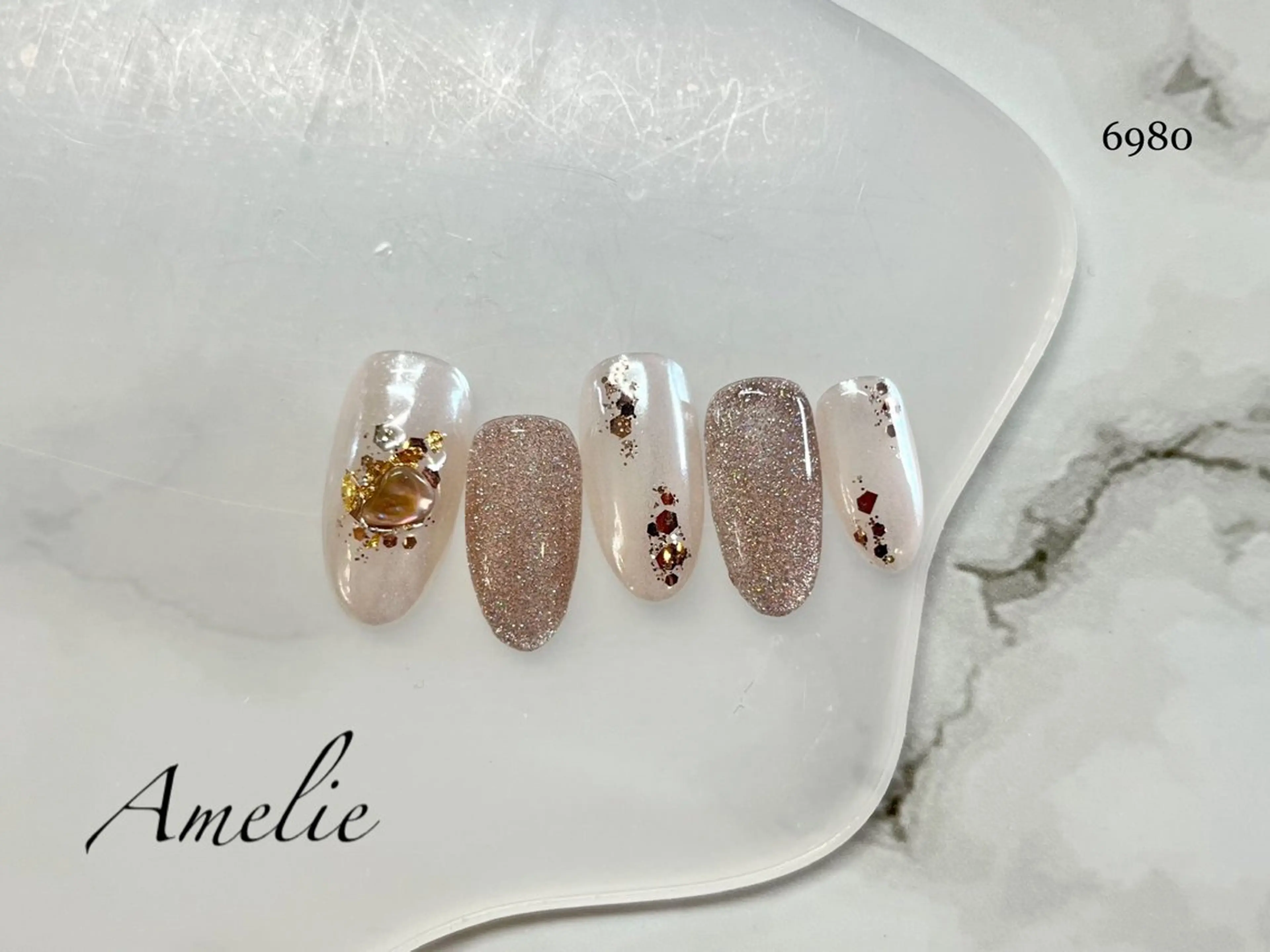 ネイル ハンドネイル いちじゅう あおいのネイルデザイン