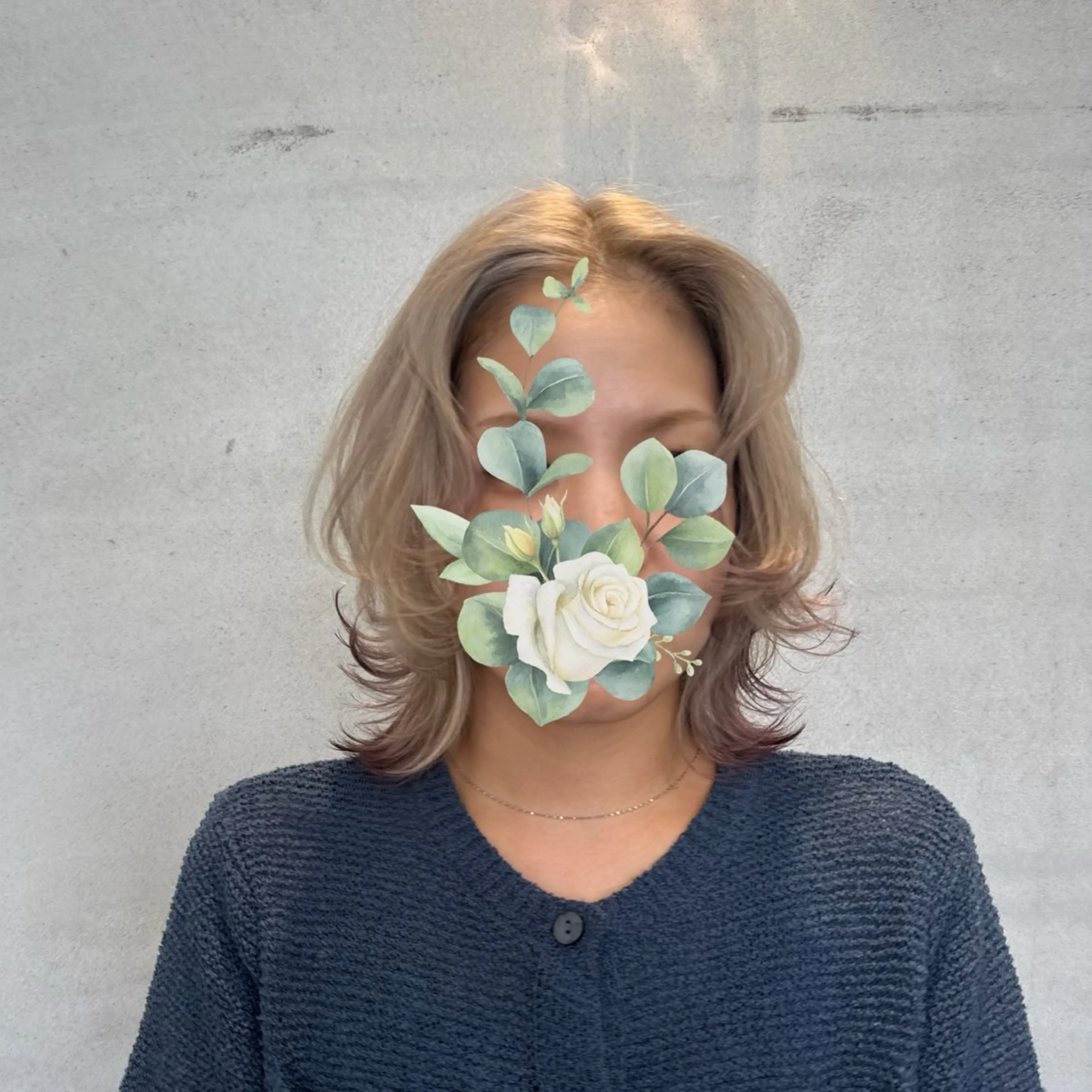 ミディアム カラー ブリーチ ヘアカラー オスズ 🎀´-のヘアスタイル