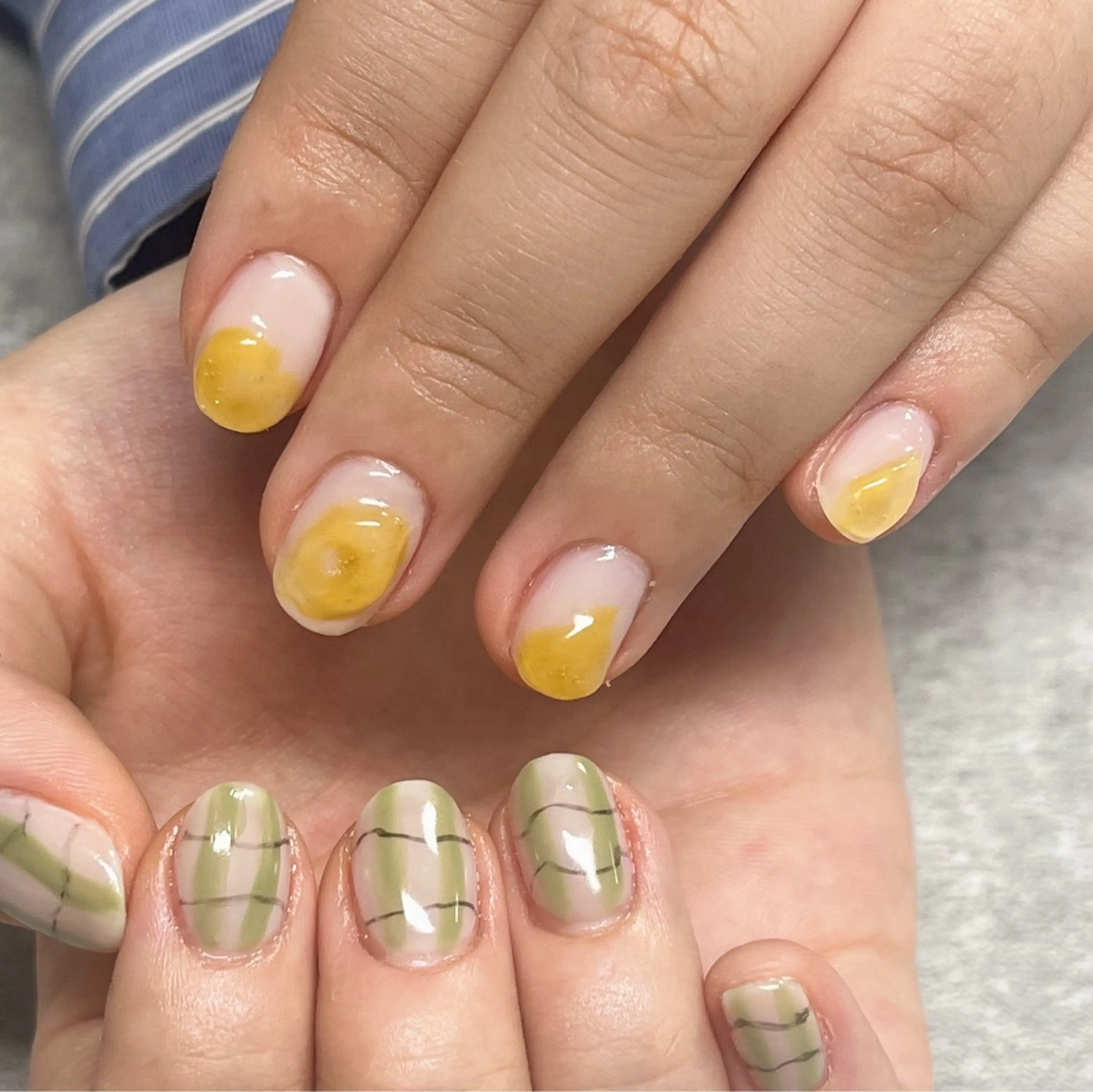 ネイル 【Zina京都駅前】 きぬがわ らむのネイルデザイン