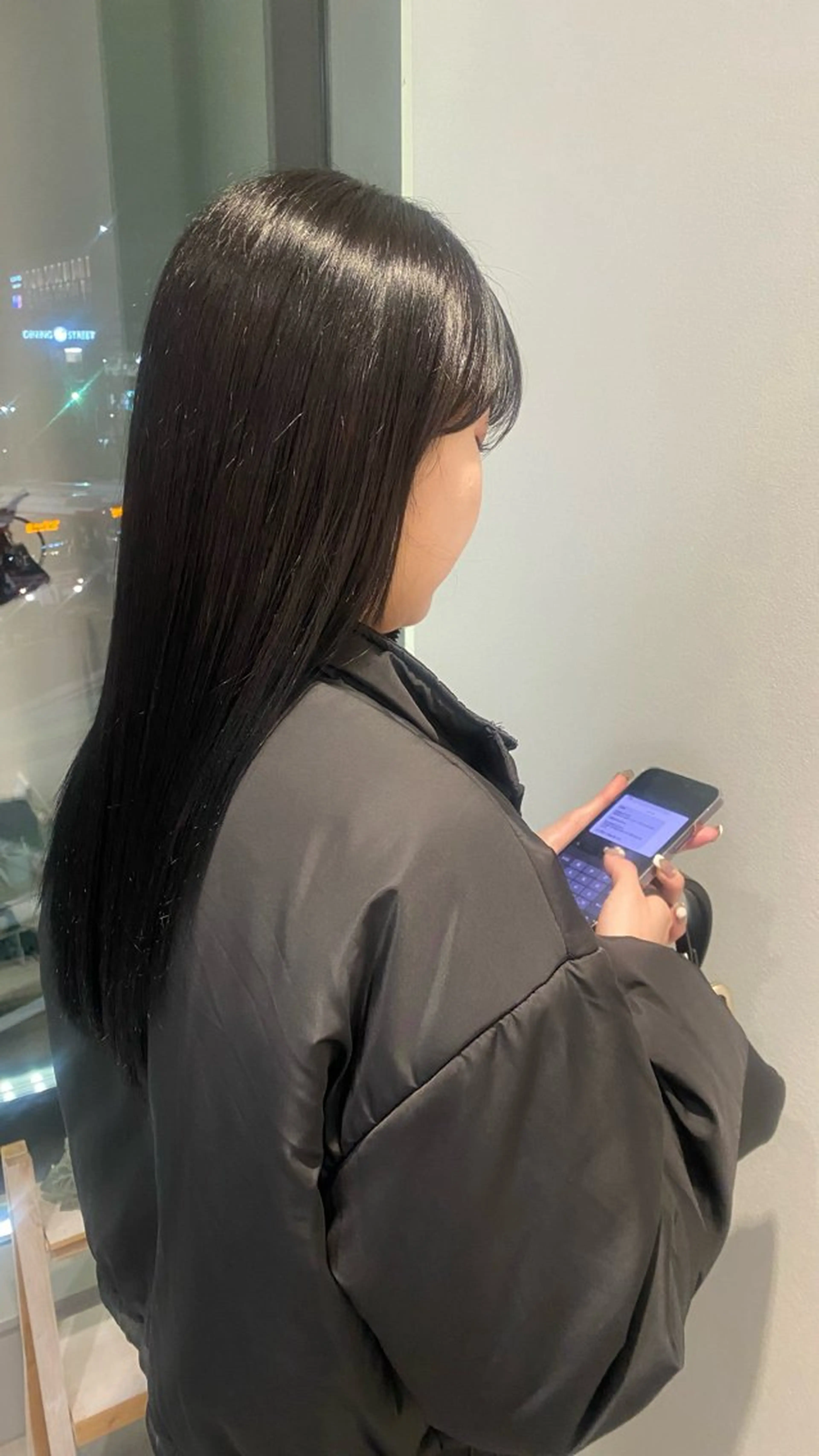 ロング カラー 中江 唱のヘアスタイル