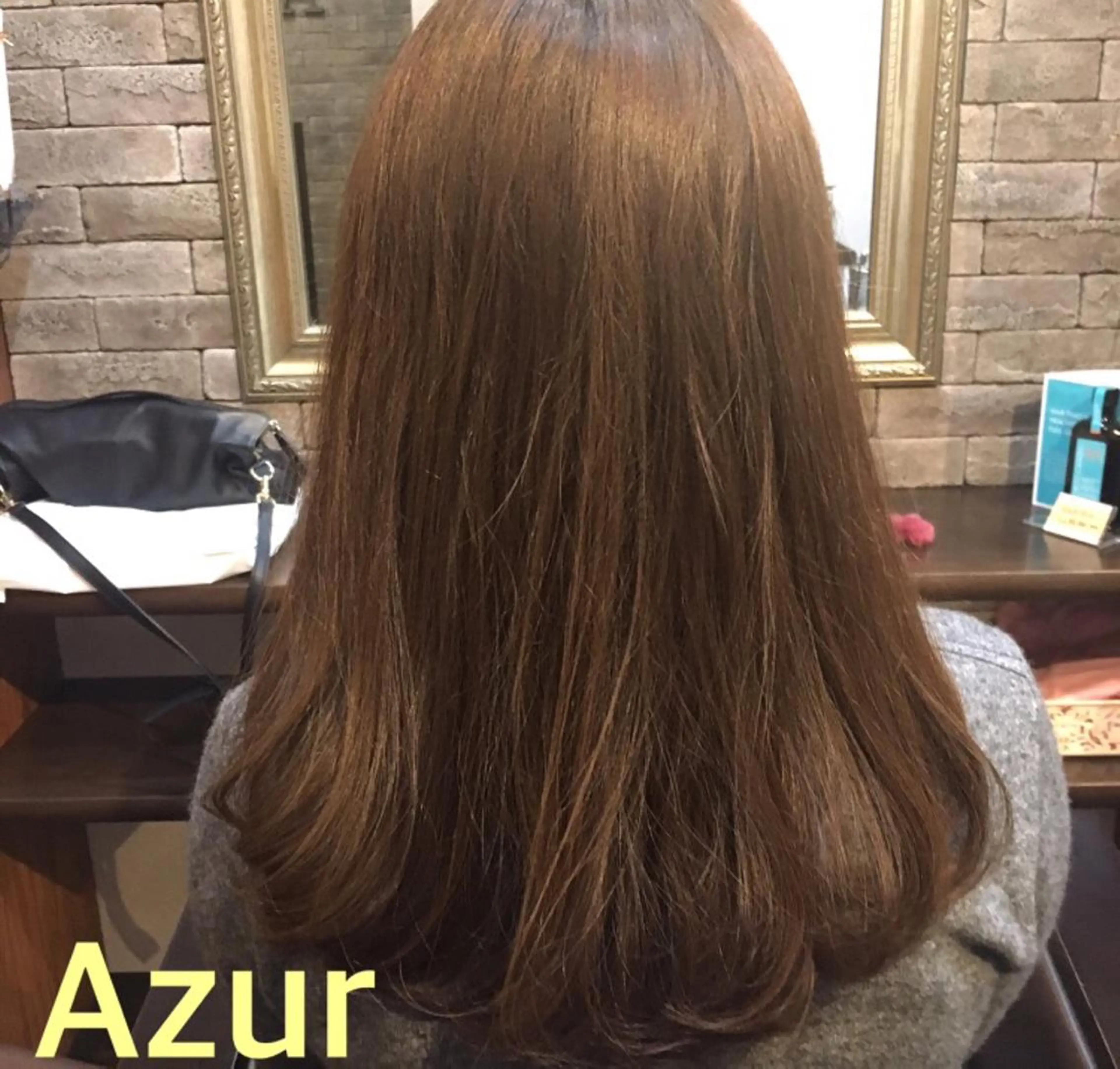 セミロング カラー パーマ HairDesign Azurのヘアスタイル