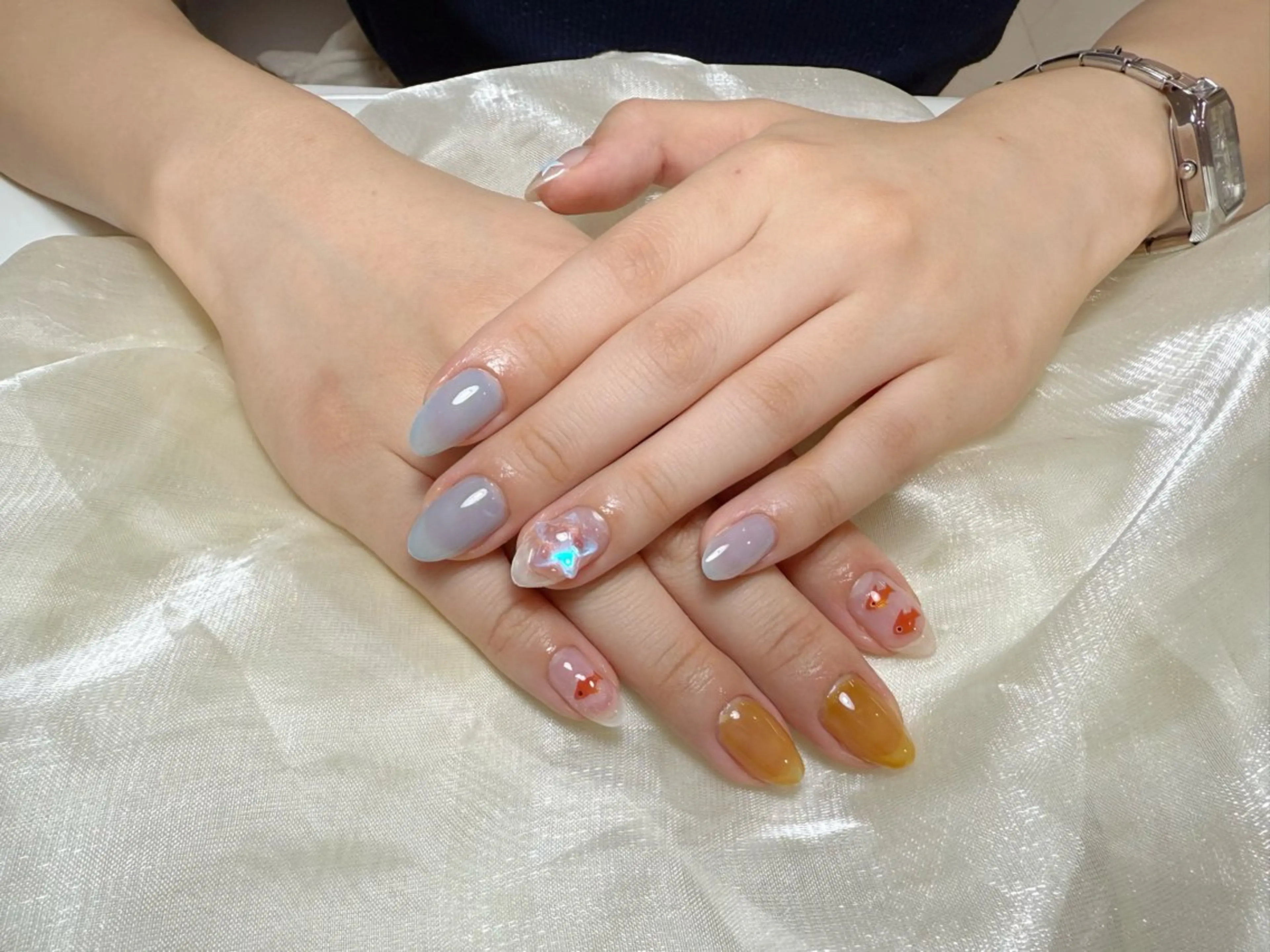 ネイル ハンドネイル ハンドケア ヨウ キョウセンのネイルデザイン