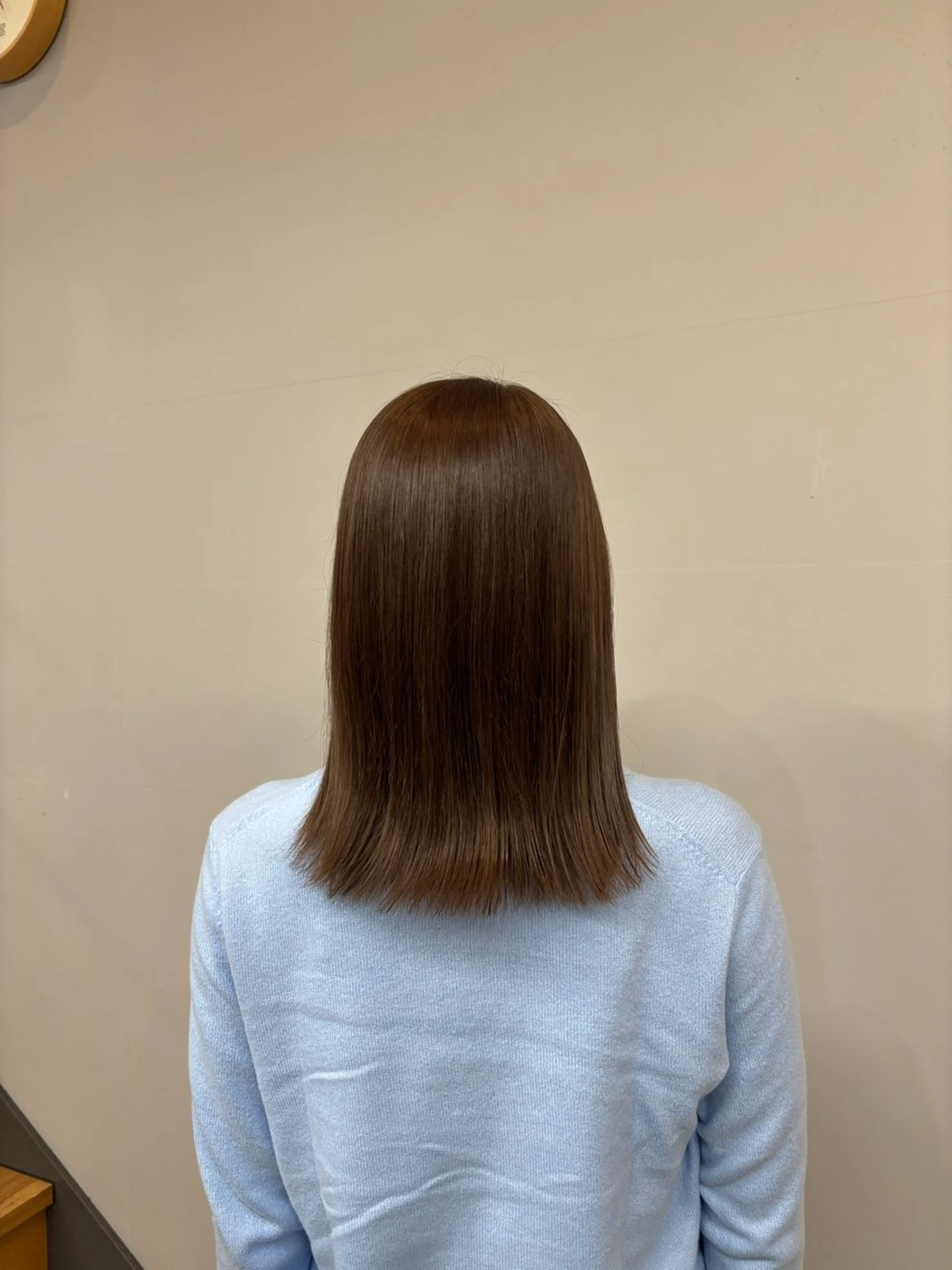 ミディアム カラー ヘアカラー 井手上 華のヘアスタイル