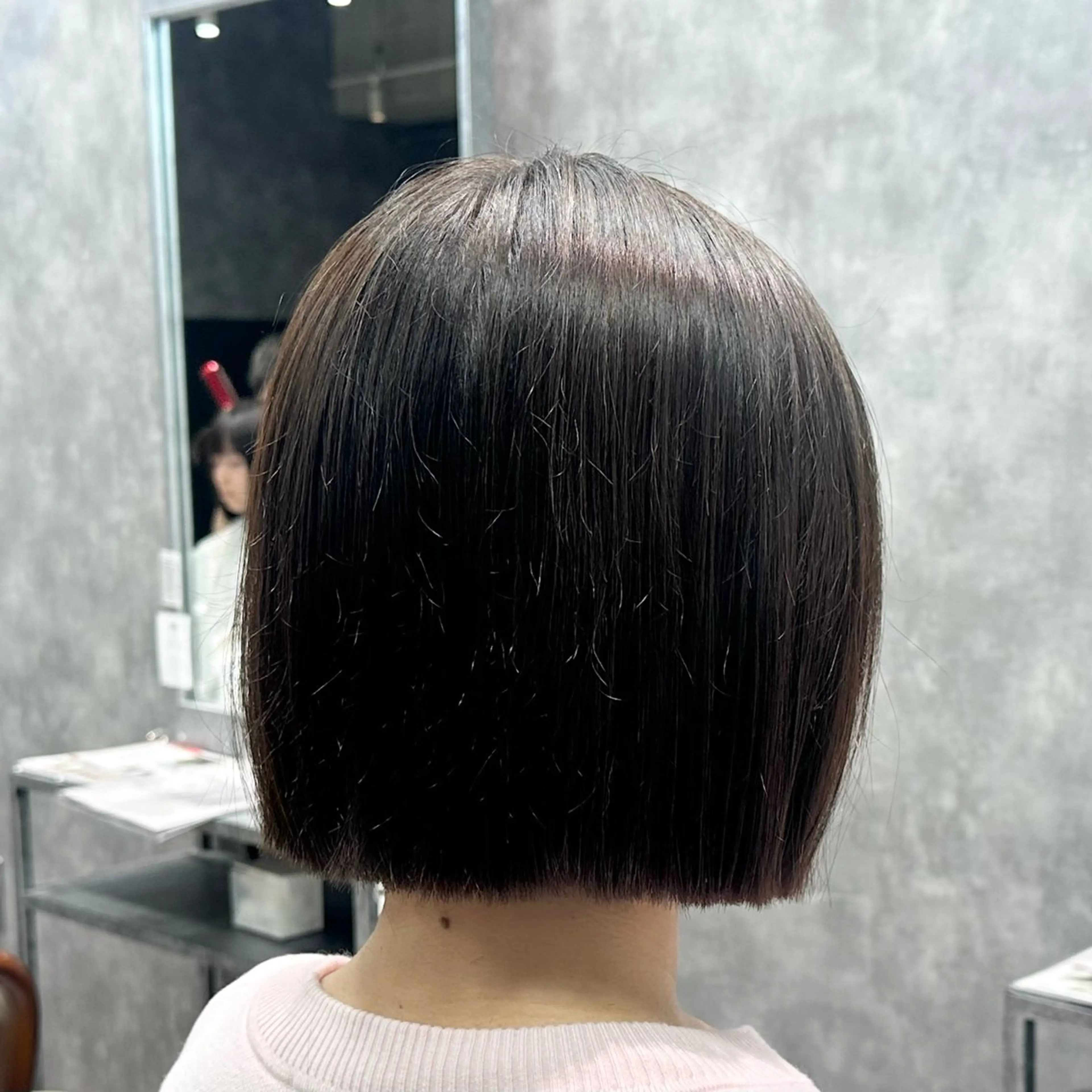 ミディアム カラー ヘッドスパ 似合わせボブ 🌻 北澤七海のヘアスタイル