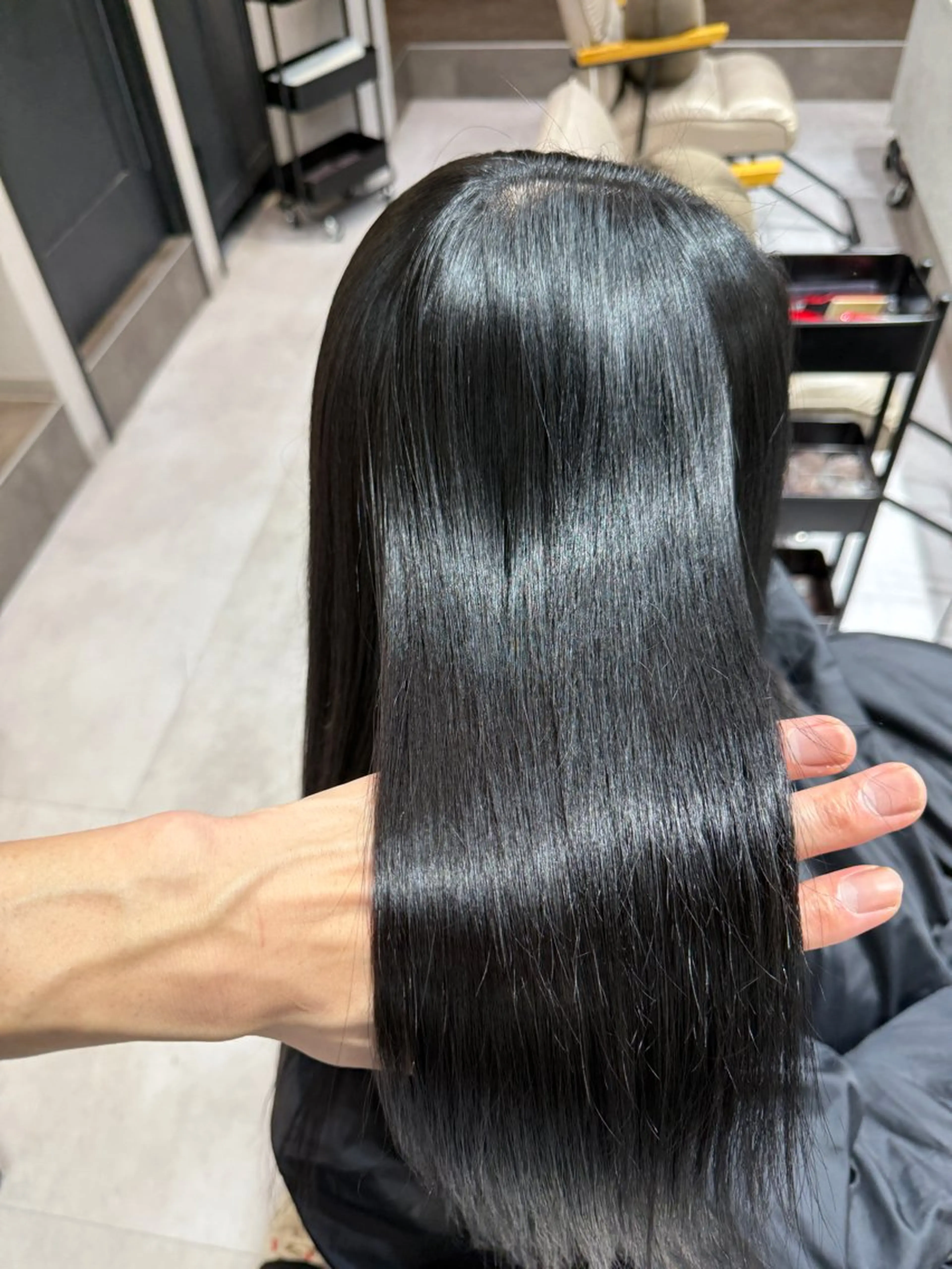 ロング 縮毛矯正 トリートメント ⭐️縮毛矯正特化 小松邦彦⭐️のヘアスタイル