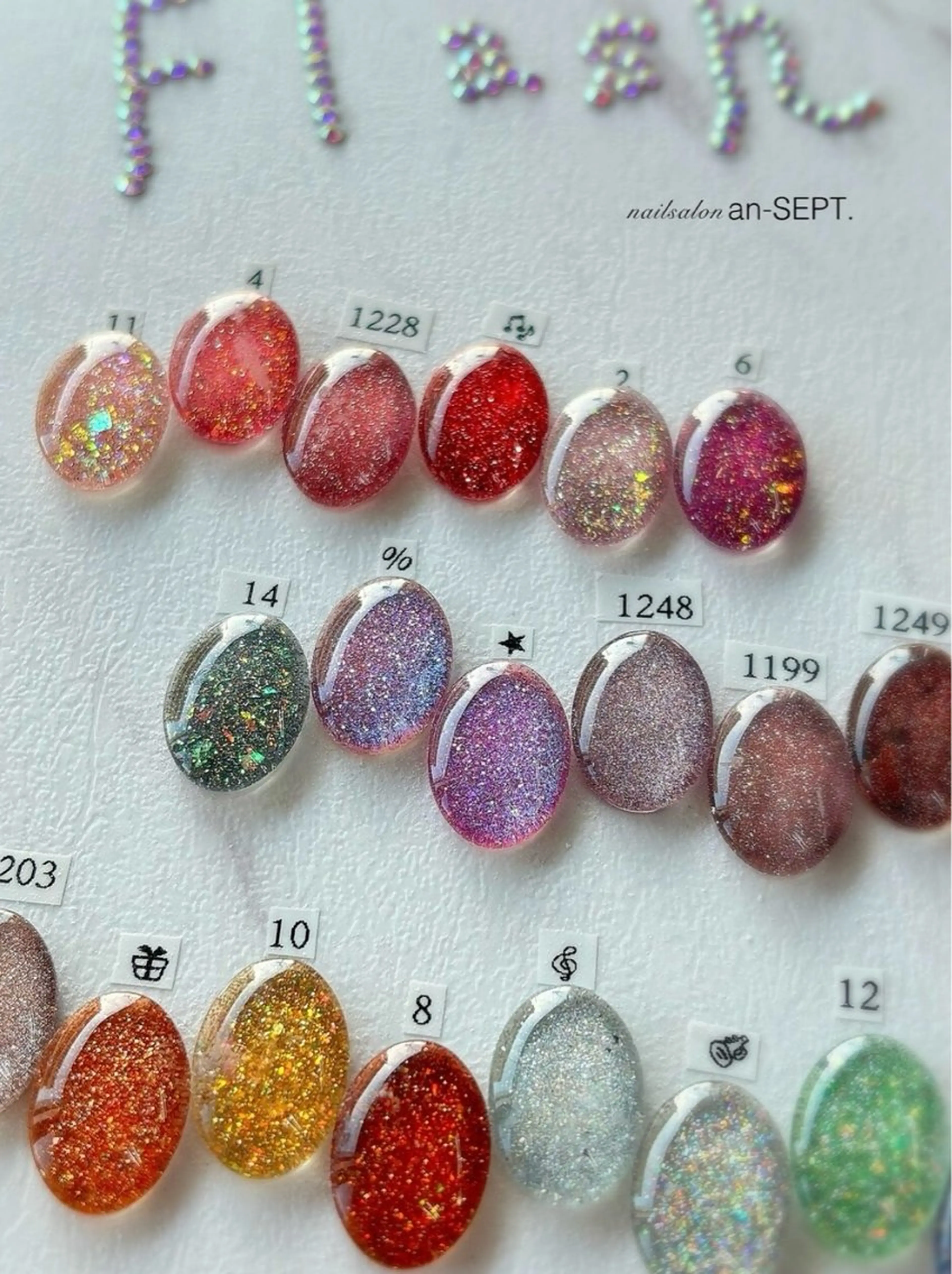 ネイル フラッシュネイル nailsalonan-SEPT.所属・nail salon an-SEPT.のネイルデザイン