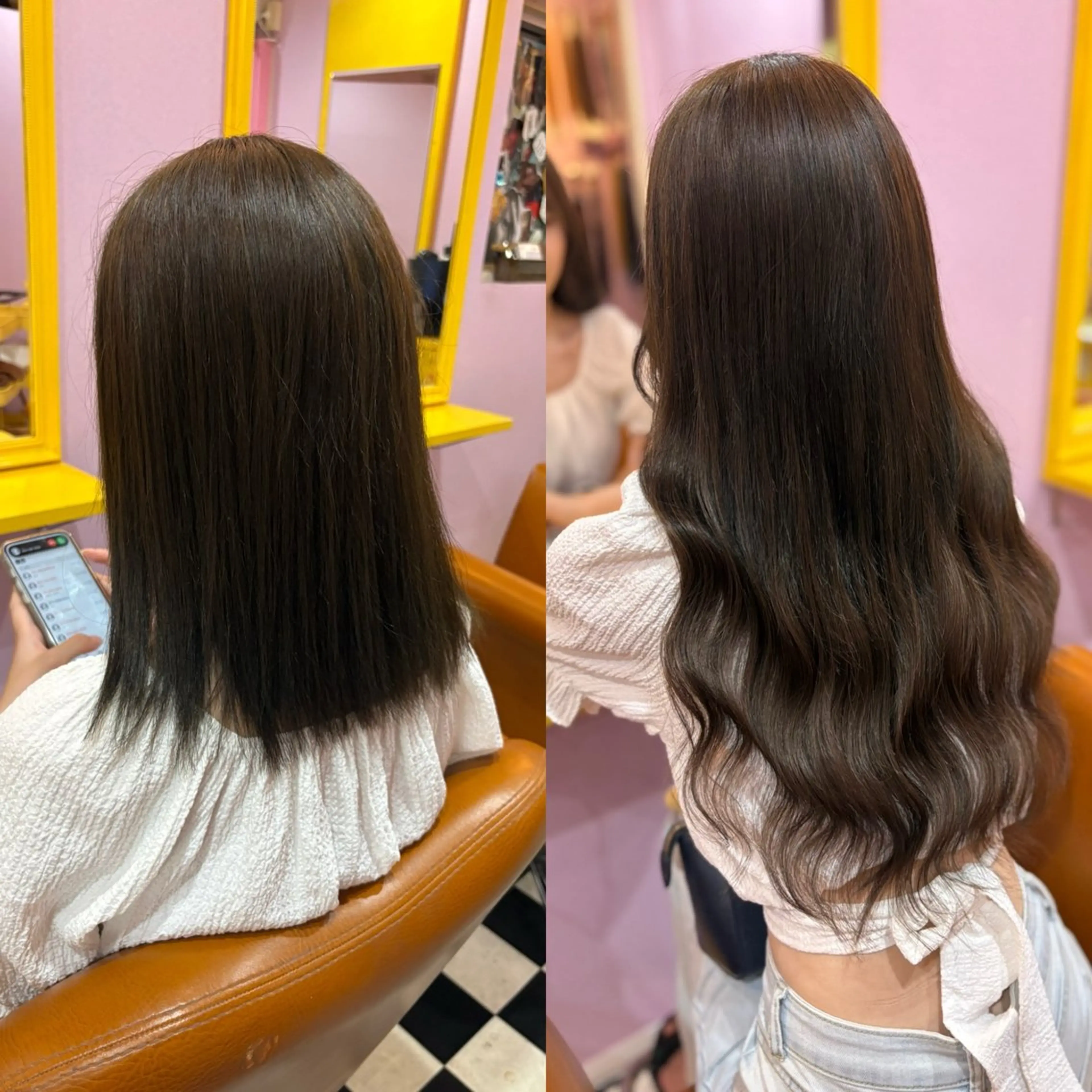 ミディアム エクステ チビ編み込みエクステ どぅ〜す/YUIのヘアスタイル