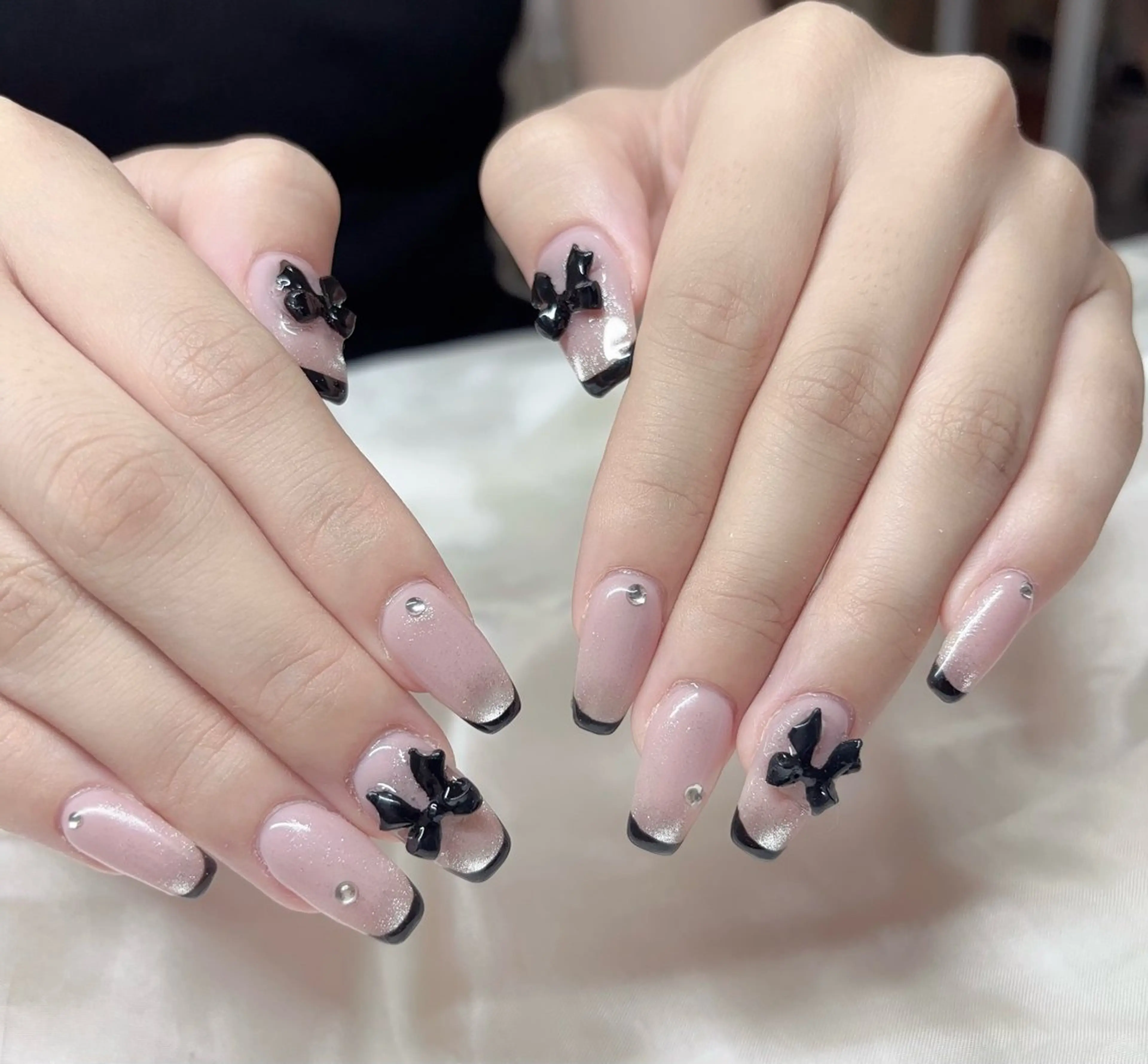 ネイル 韓国ネイル 持ち込み ニュアンスネイル ネイルチップ ハンドネイル TABI ANA.CHUOのネイルデザイン