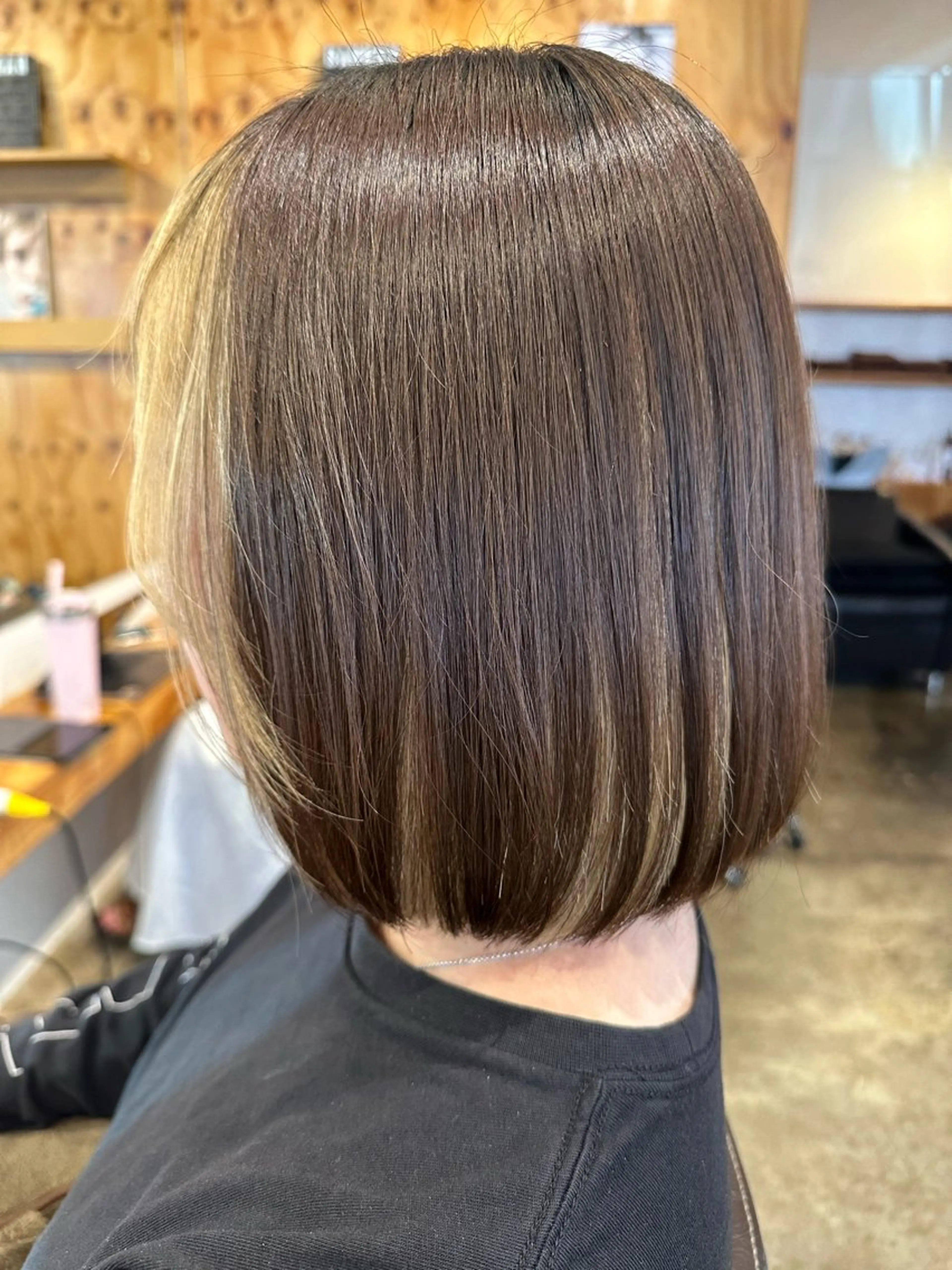 ショート カラー レイヤー/ナチュラル 💐nao.のヘアスタイル