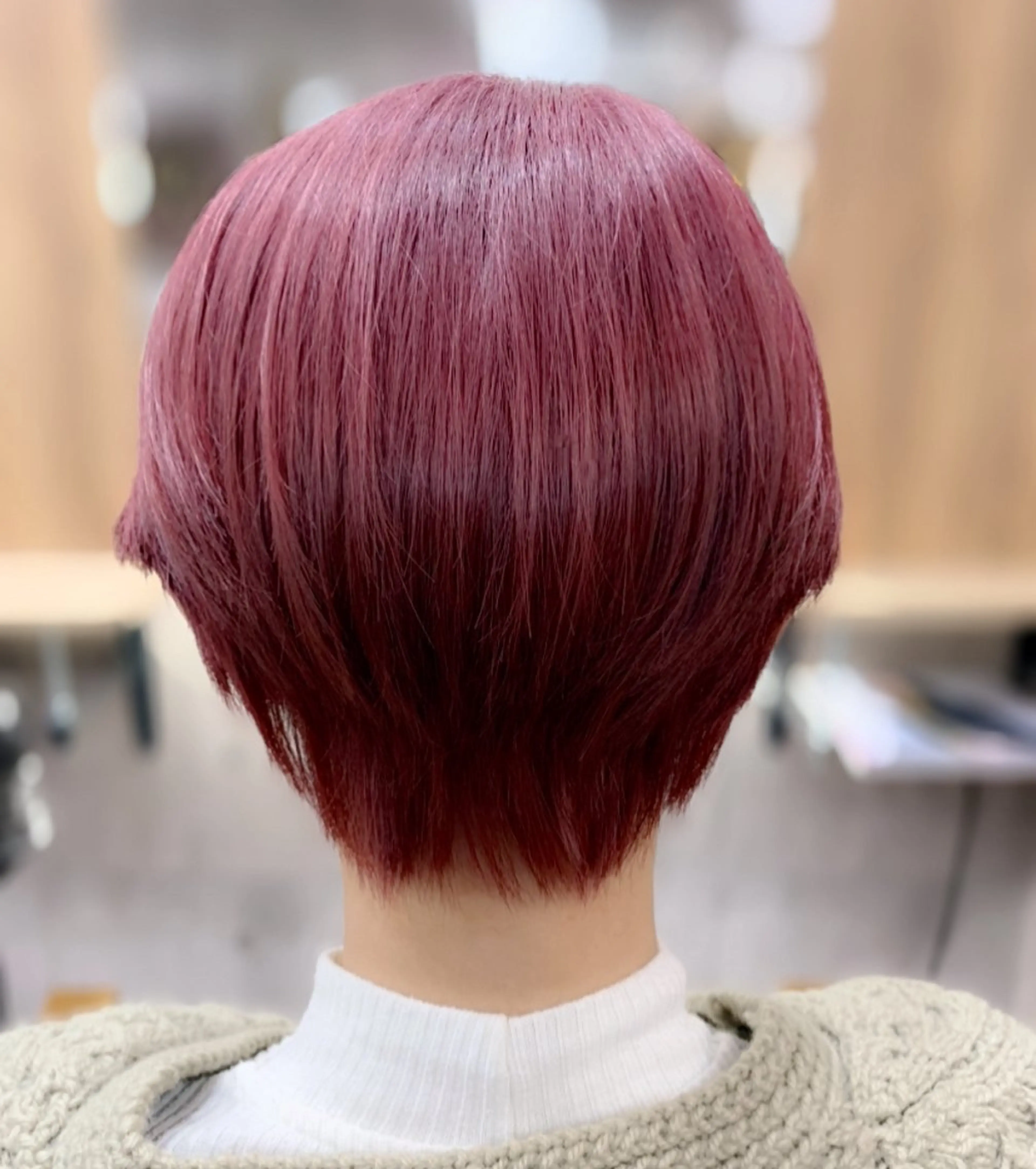 ショート カラー バレイヤージュ ブリーチ ケアブリーチ ダブルカラー ハイライトカラー ヘアカラー トリートメント memento 斎藤大覚のヘアスタイル