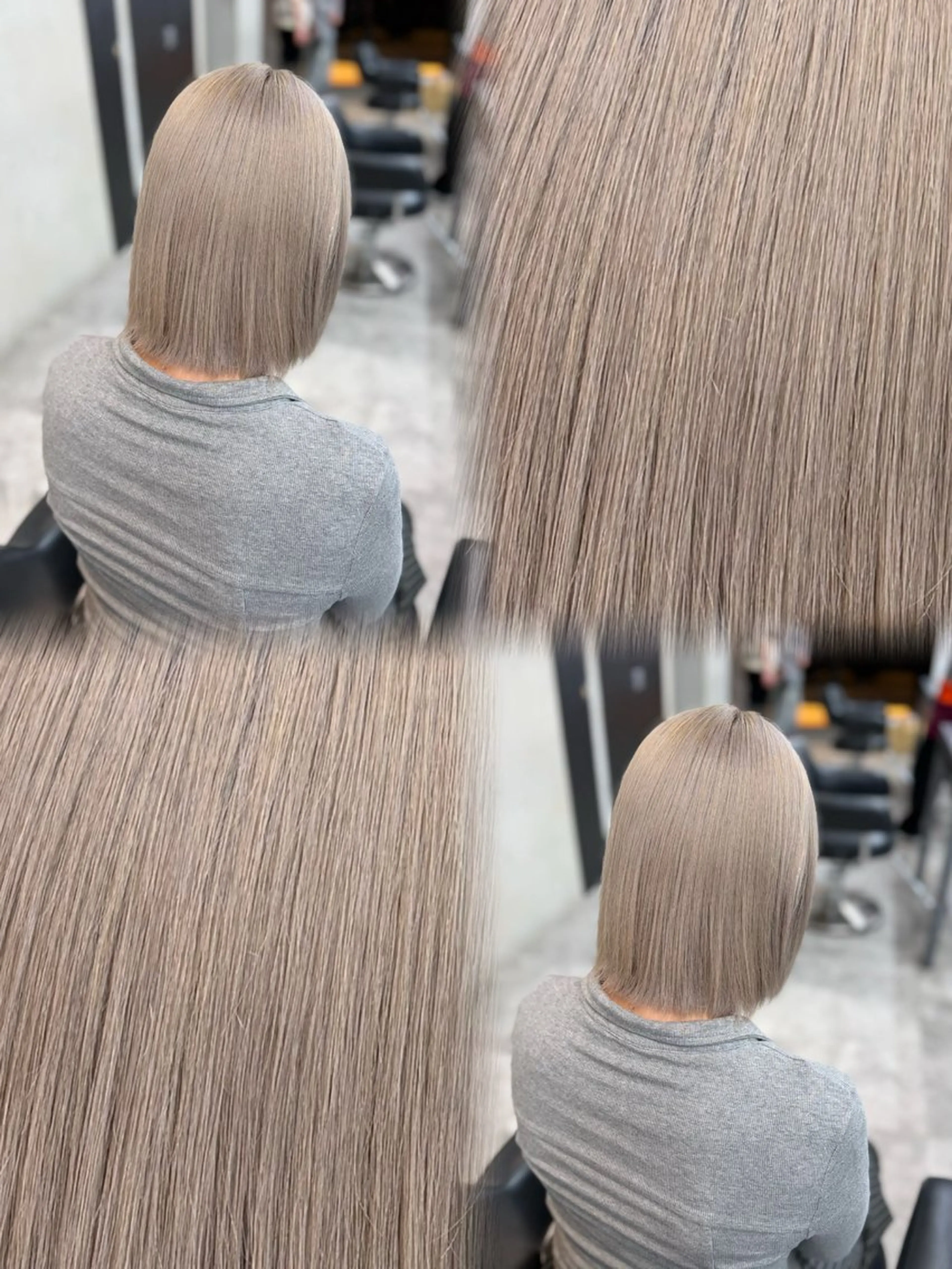 ミディアム 水戸/ブリーチ特化/ 中山りくのヘアスタイル